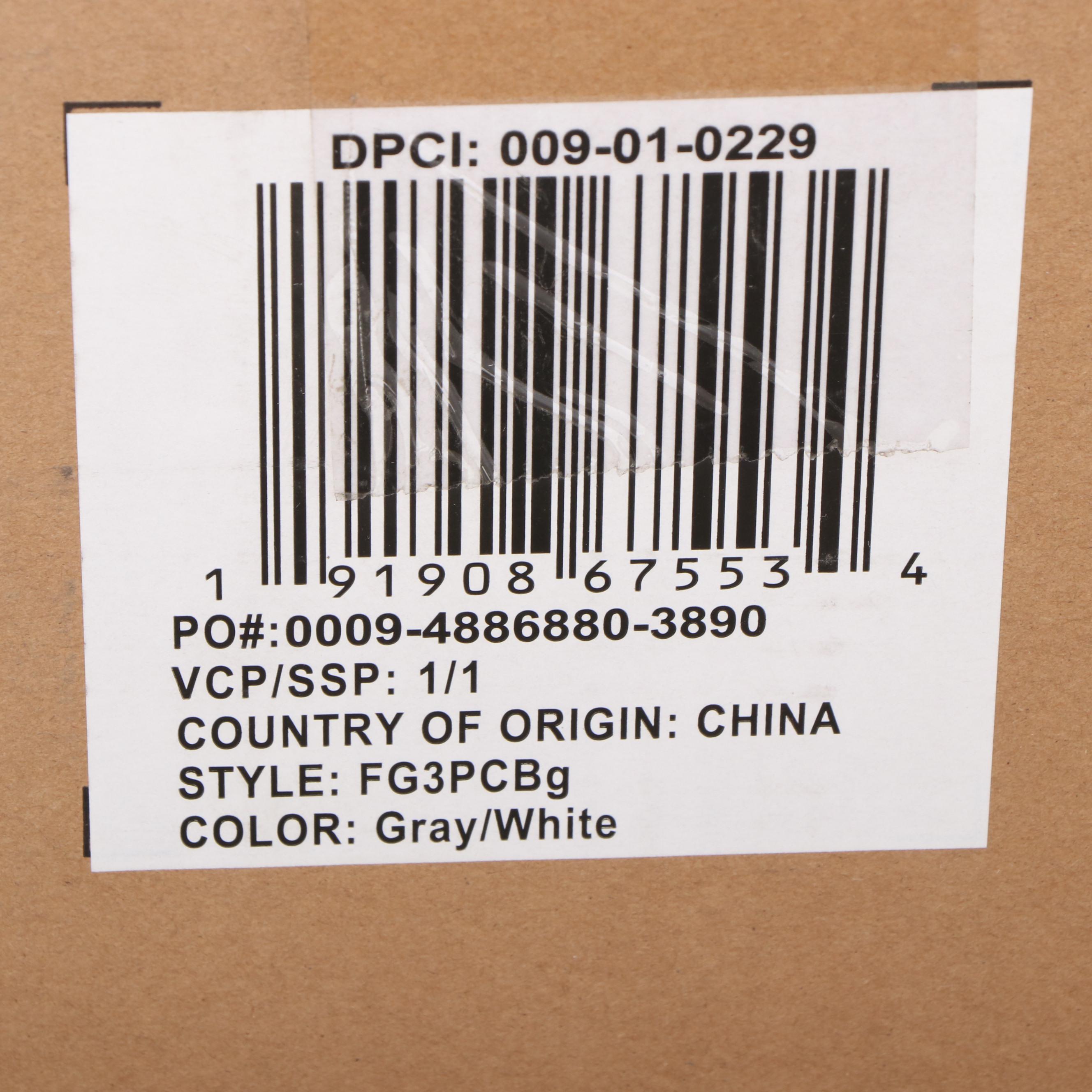 Project 62 Fisher Gray and White Three-Piece Foldable Patio Bistro Set