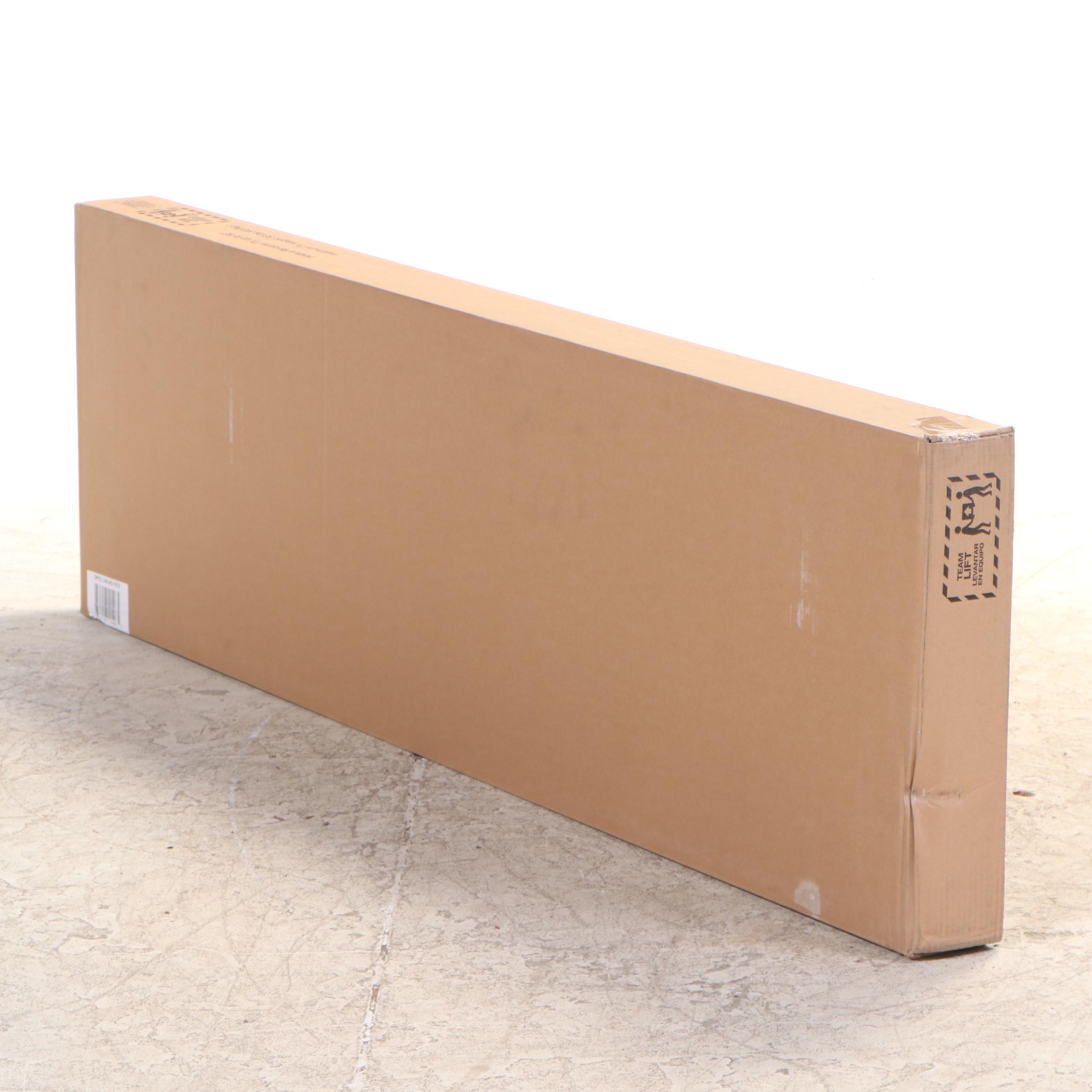 Industrial Style 60" TV Stand in Espresso Finish