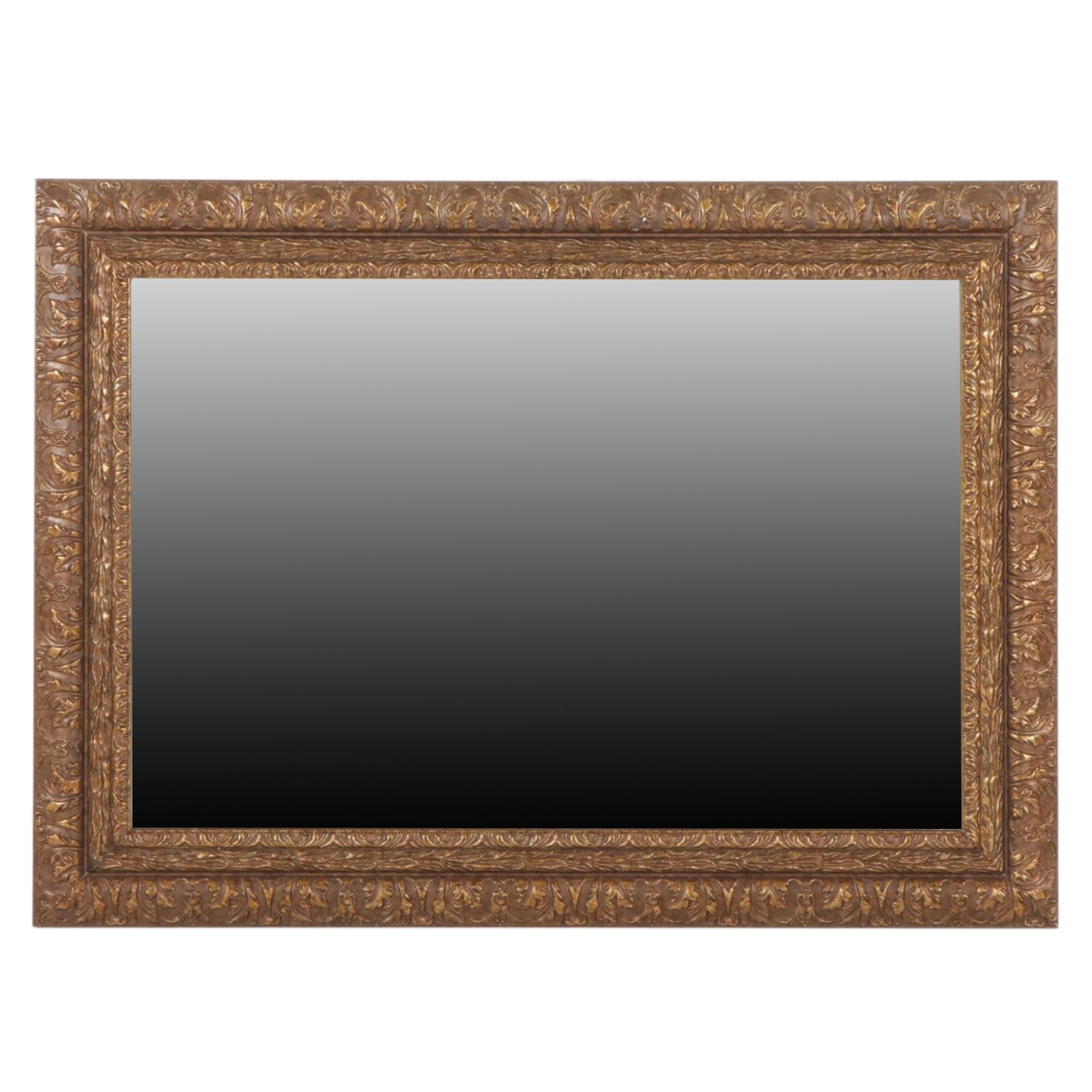 Baroque Style Beveled Gilt Mirror
