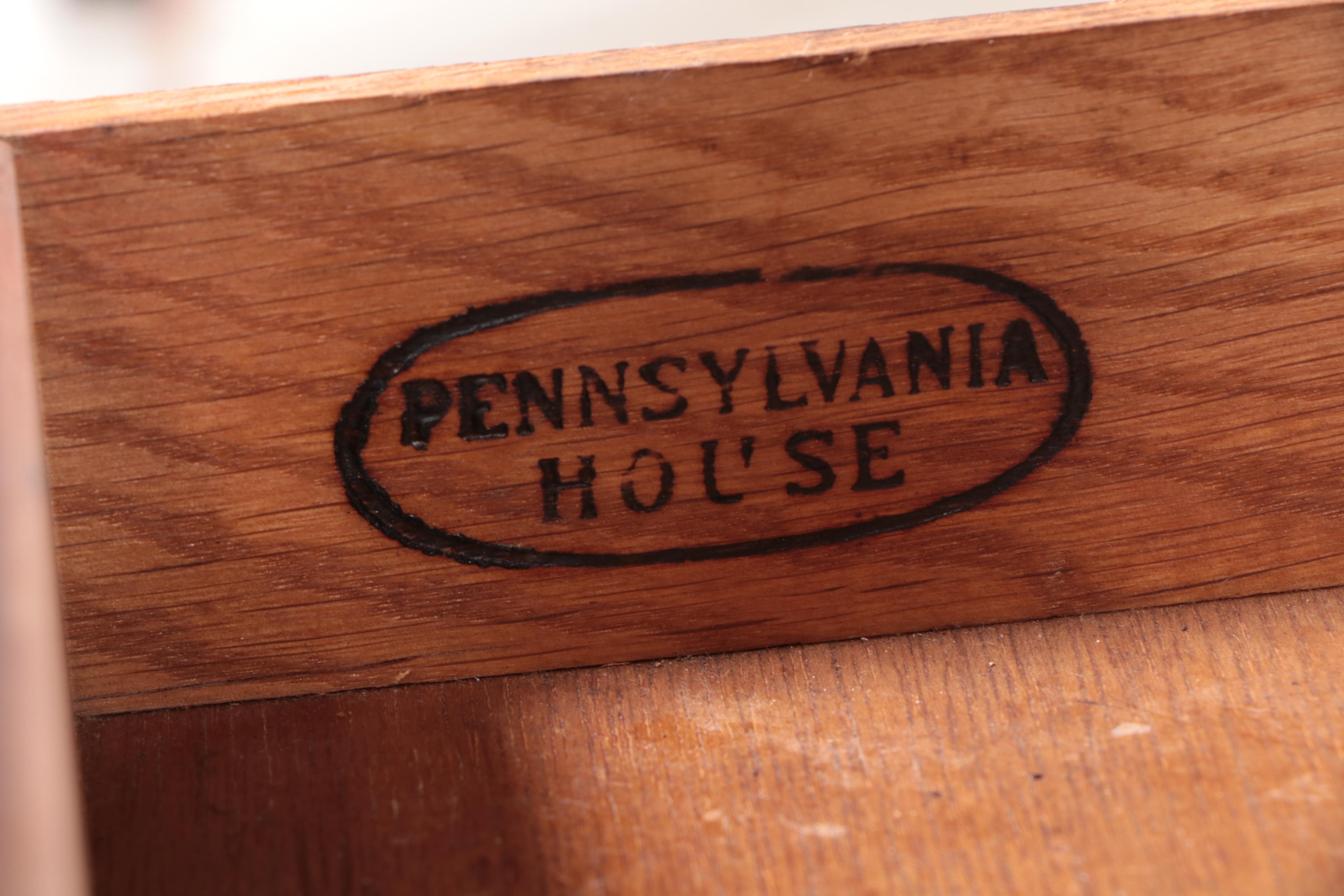 Two Pennsylvania House Queen Anne Style Cherrywood Side Tables