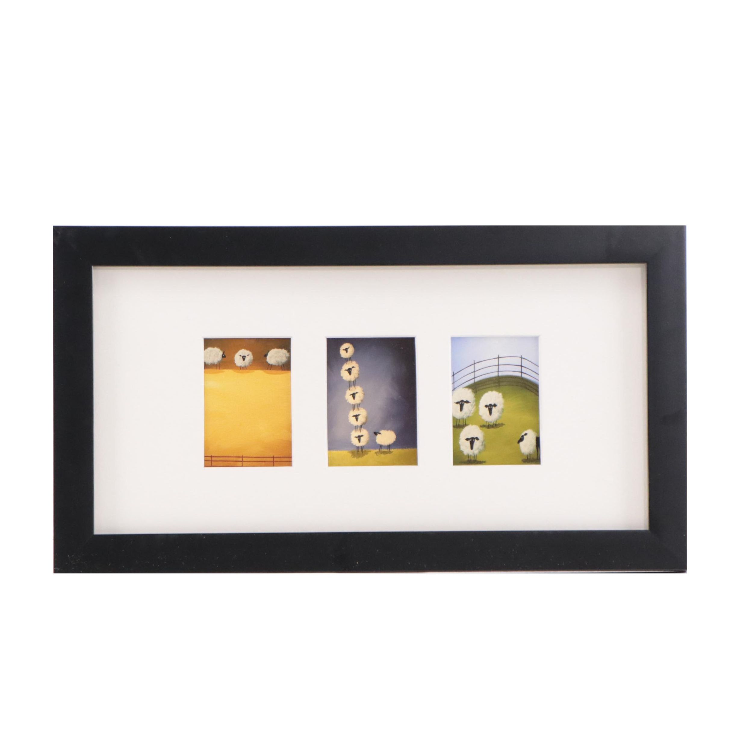 Debbie Criswell Folk Art Giclées of Sheep, 21st Century