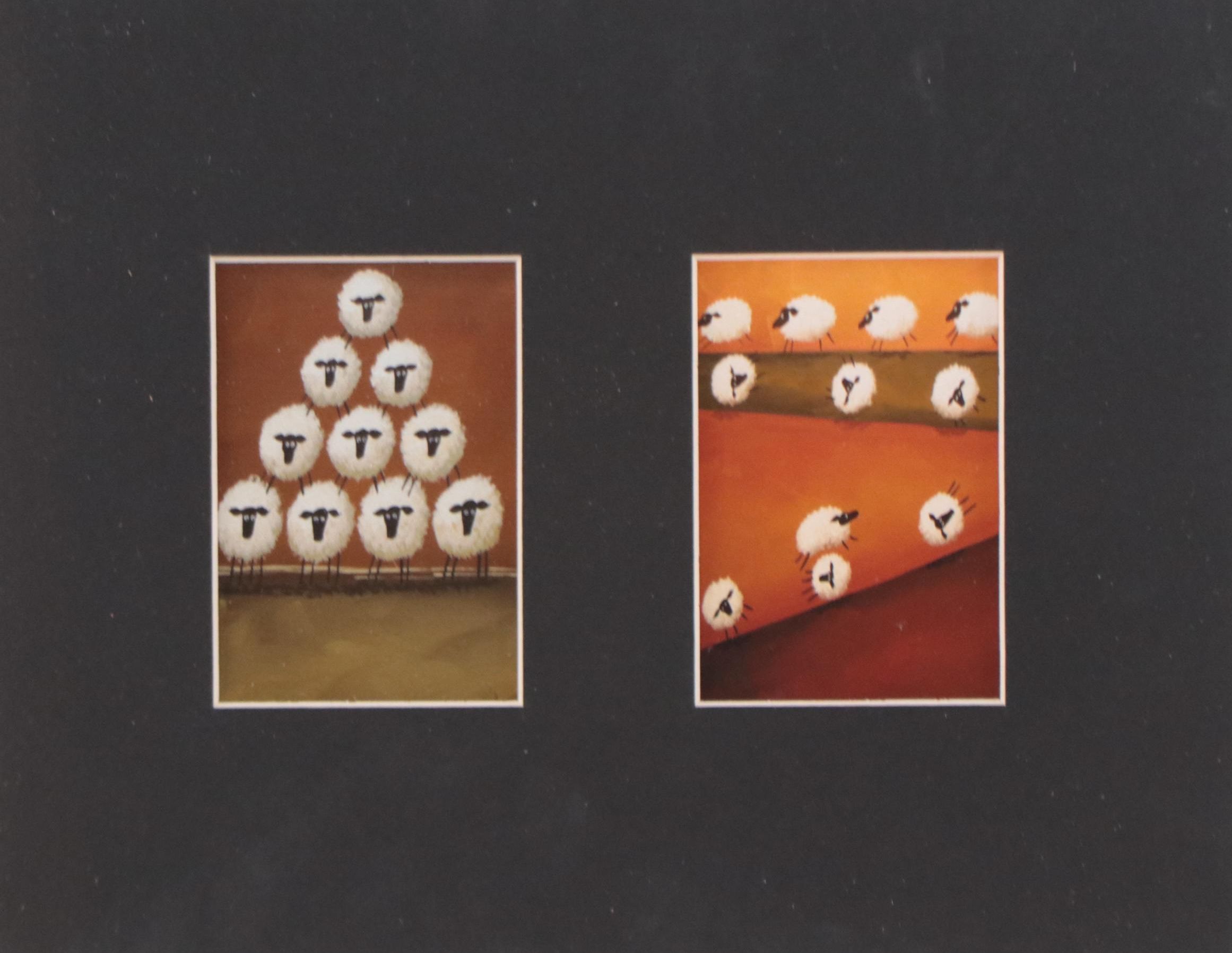 Debbie Criswell Folk Art Giclées of Sheep, 21st Century