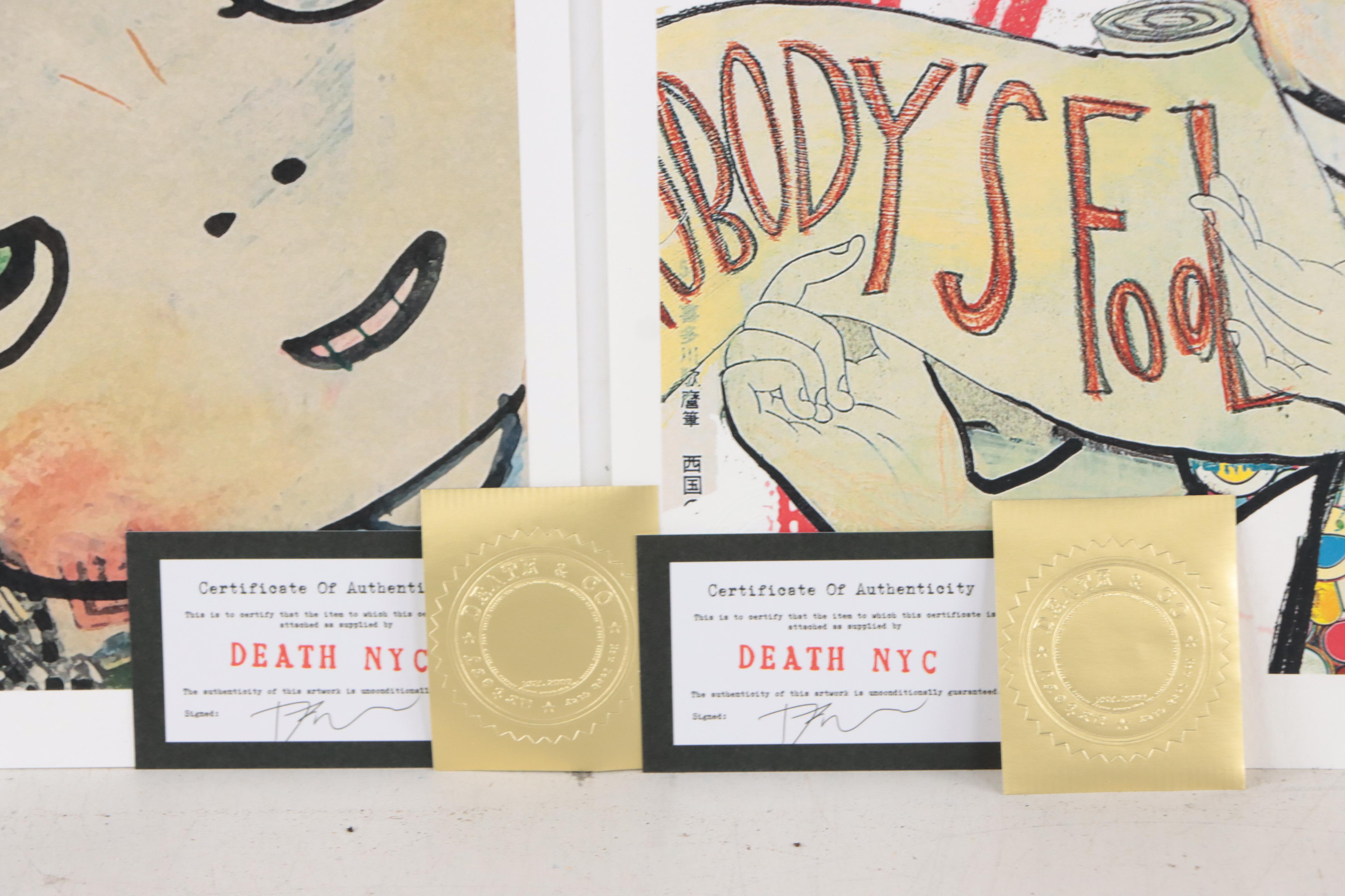 Death NYC Pop Art Graphic Prints of Yoshitomo Nara, 21st Century