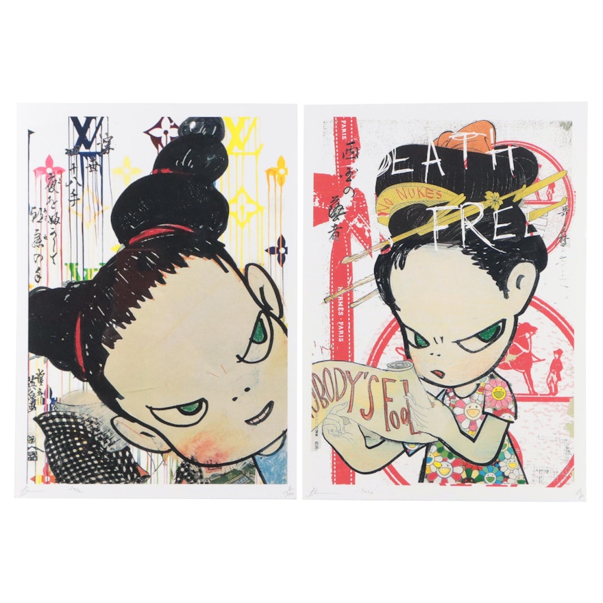 Death NYC Pop Art Graphic Prints of Yoshitomo Nara, 21st Century