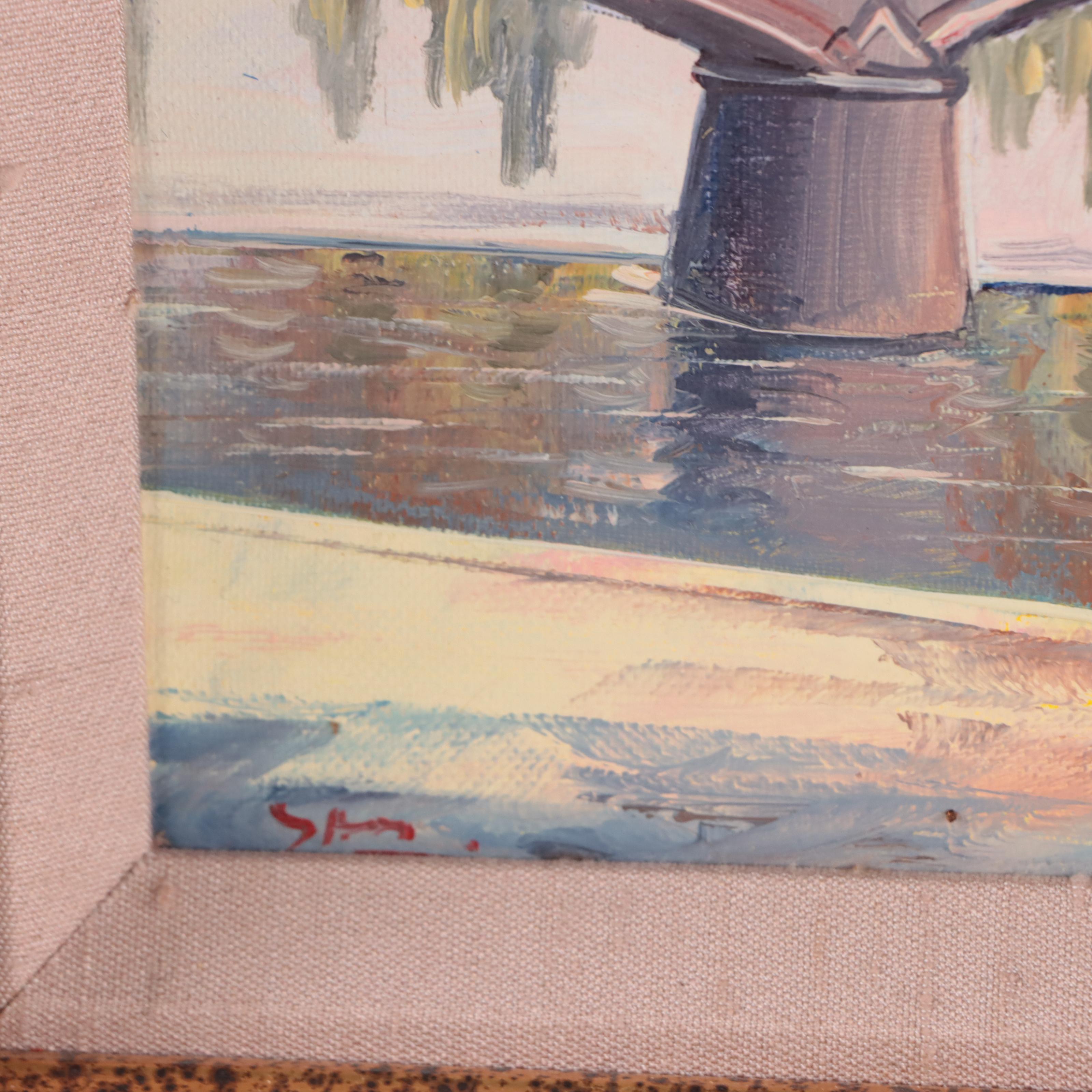 Parisian Oil Painting of Notre Dame