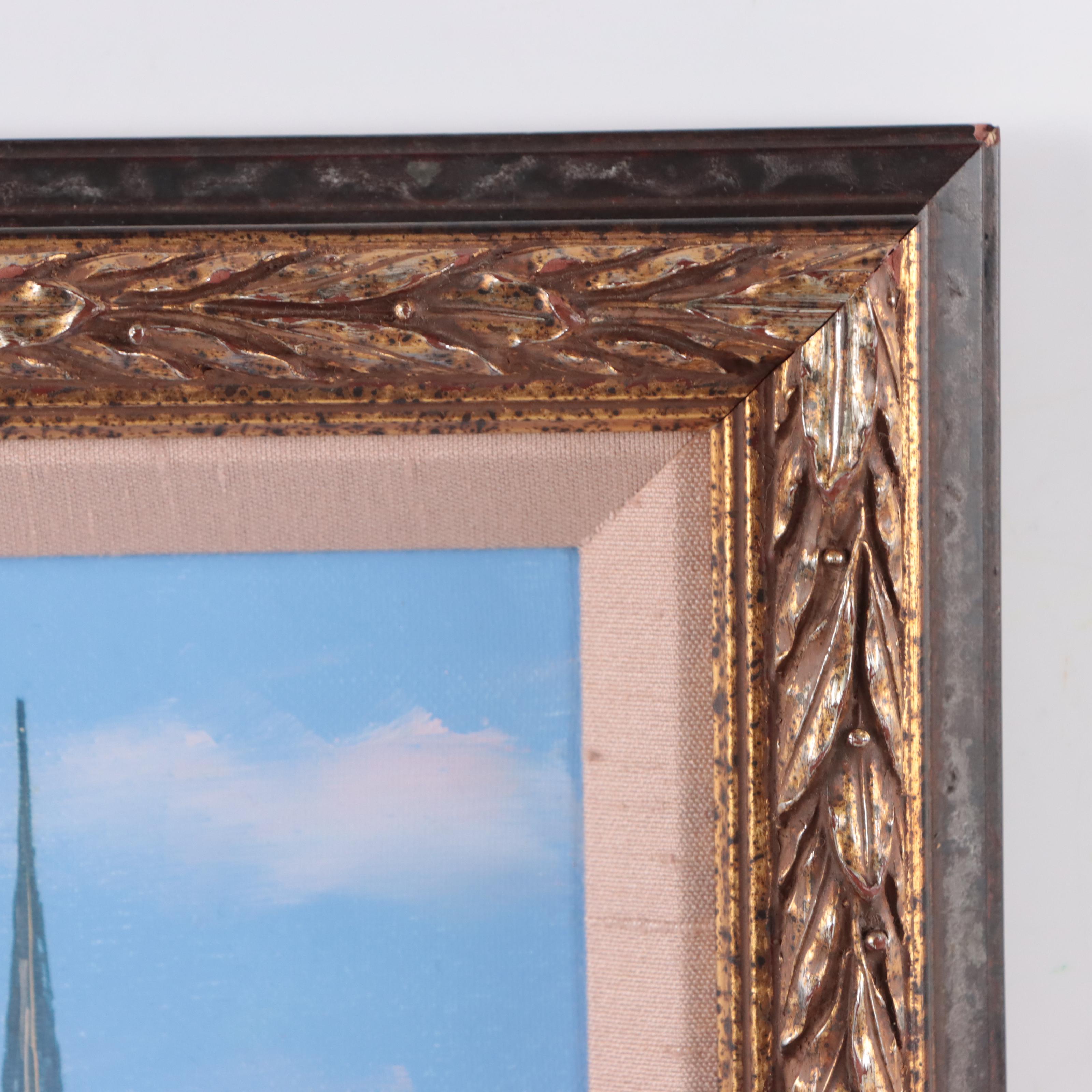 Parisian Oil Painting of Notre Dame