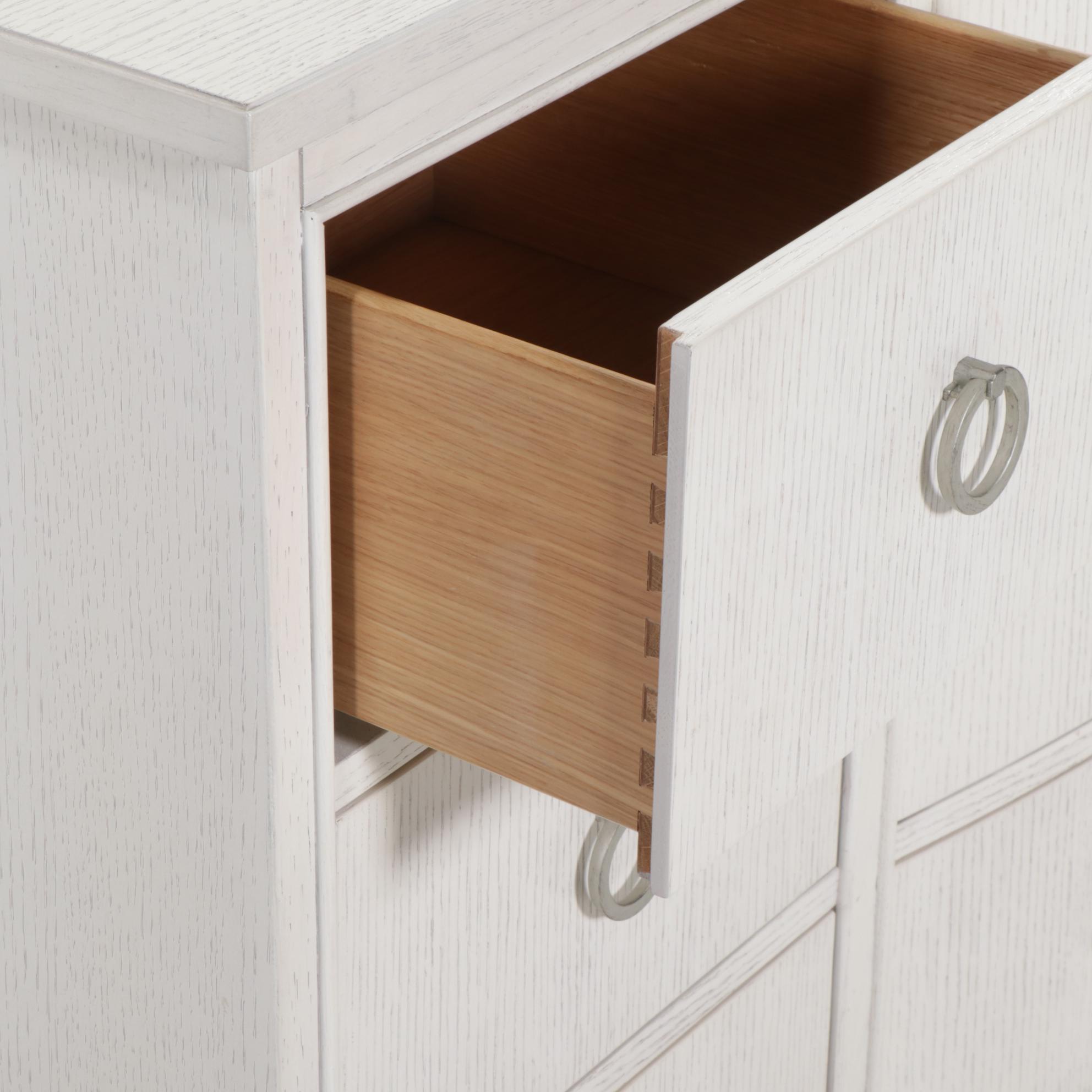 Ethan Allen "Heston" Oak-Veneered Nine-Drawer Dresser