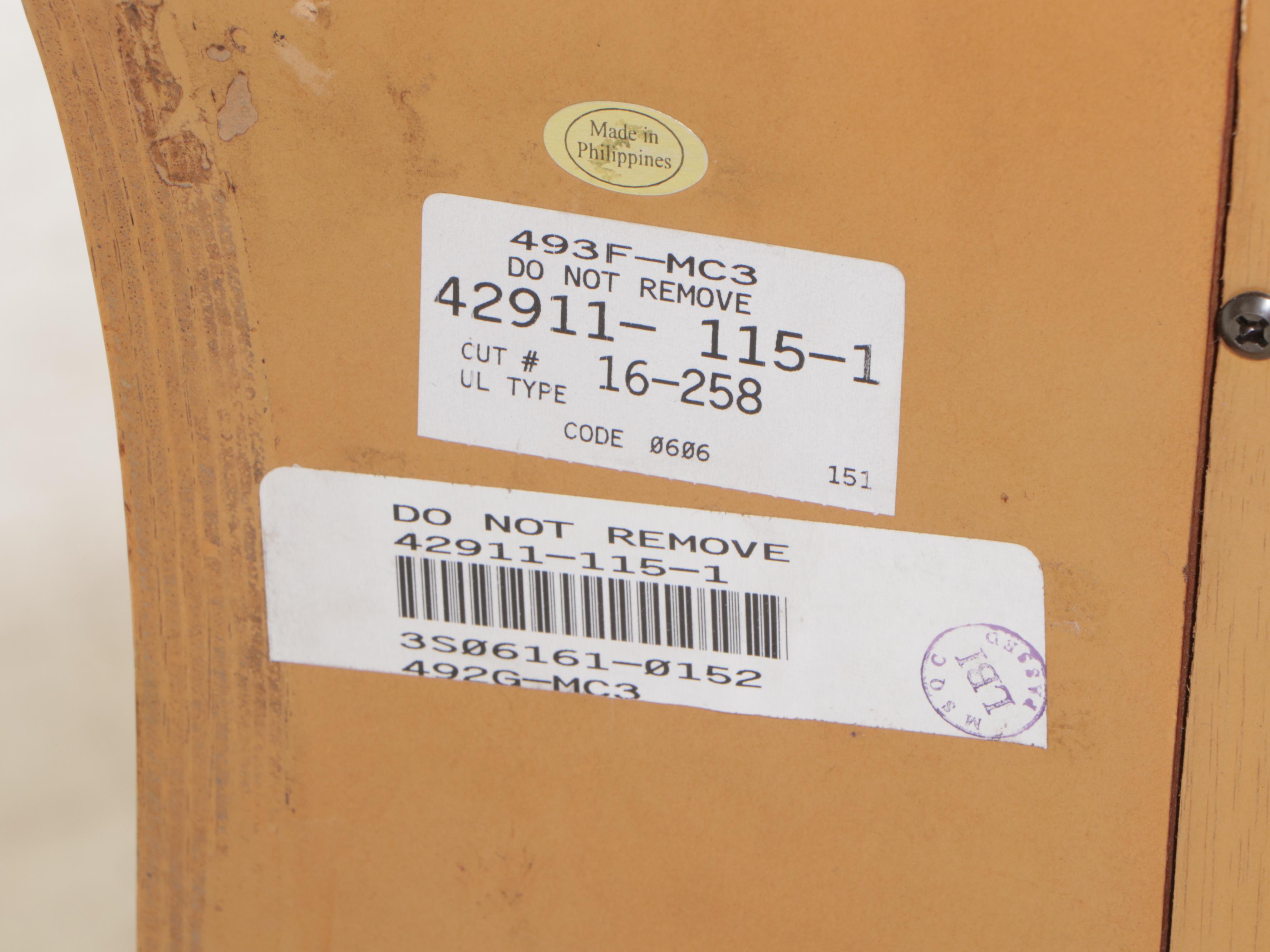 Thomasville "Bogart Luxe" Art Deco Style Burl Wood Chest with Wall Mirror