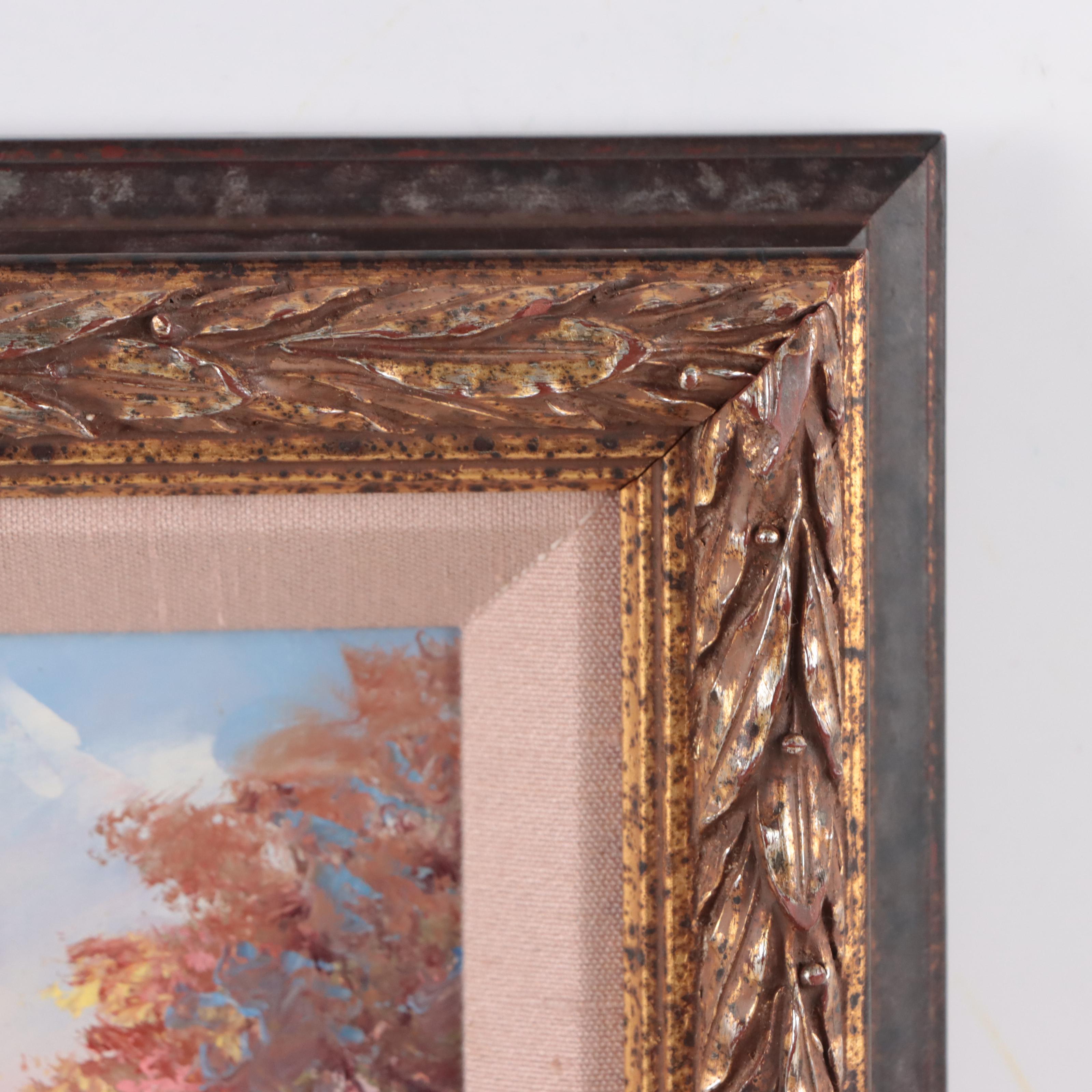 Parisian Oil Painting of Arc de Triomphe