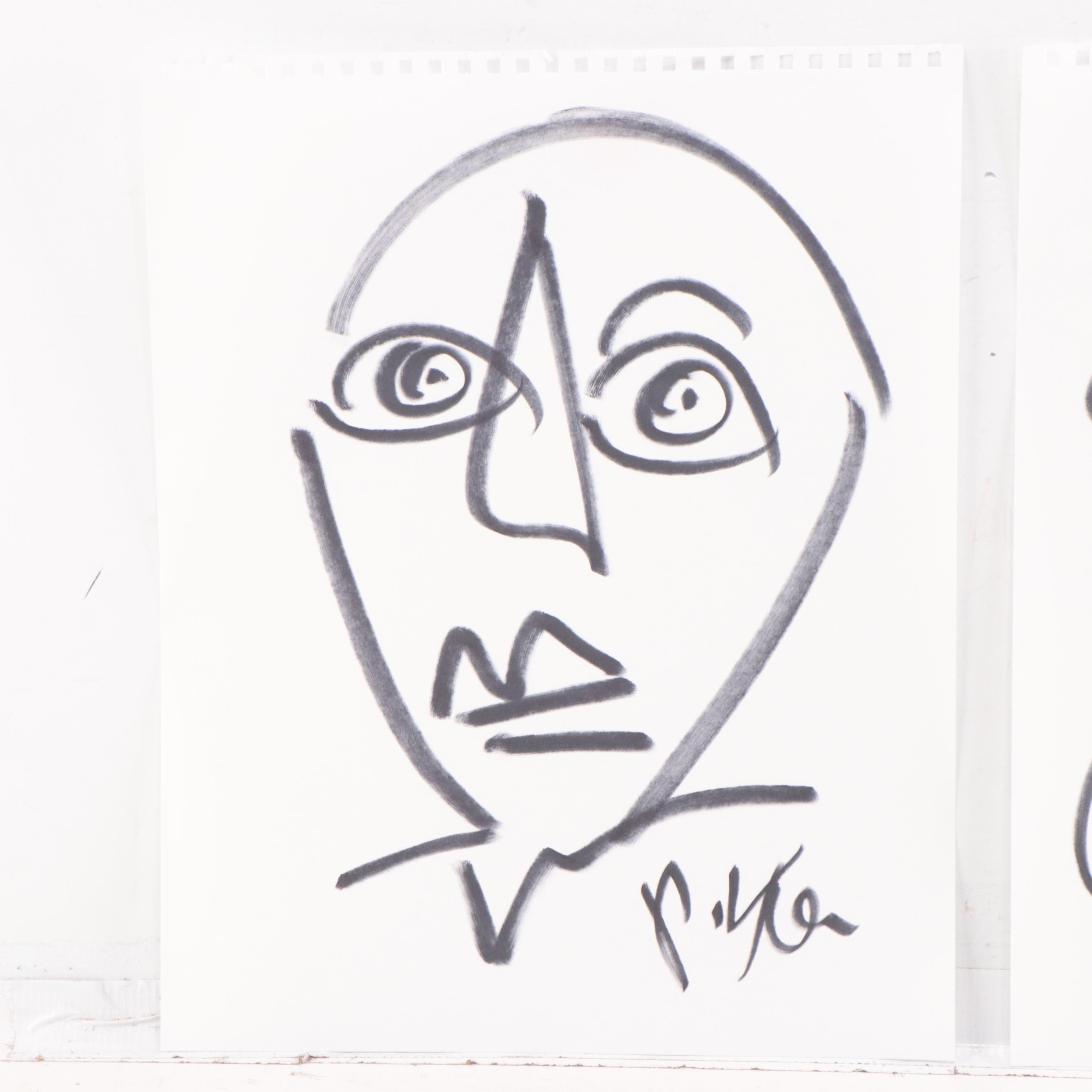 Peter Keil Ink Portraits