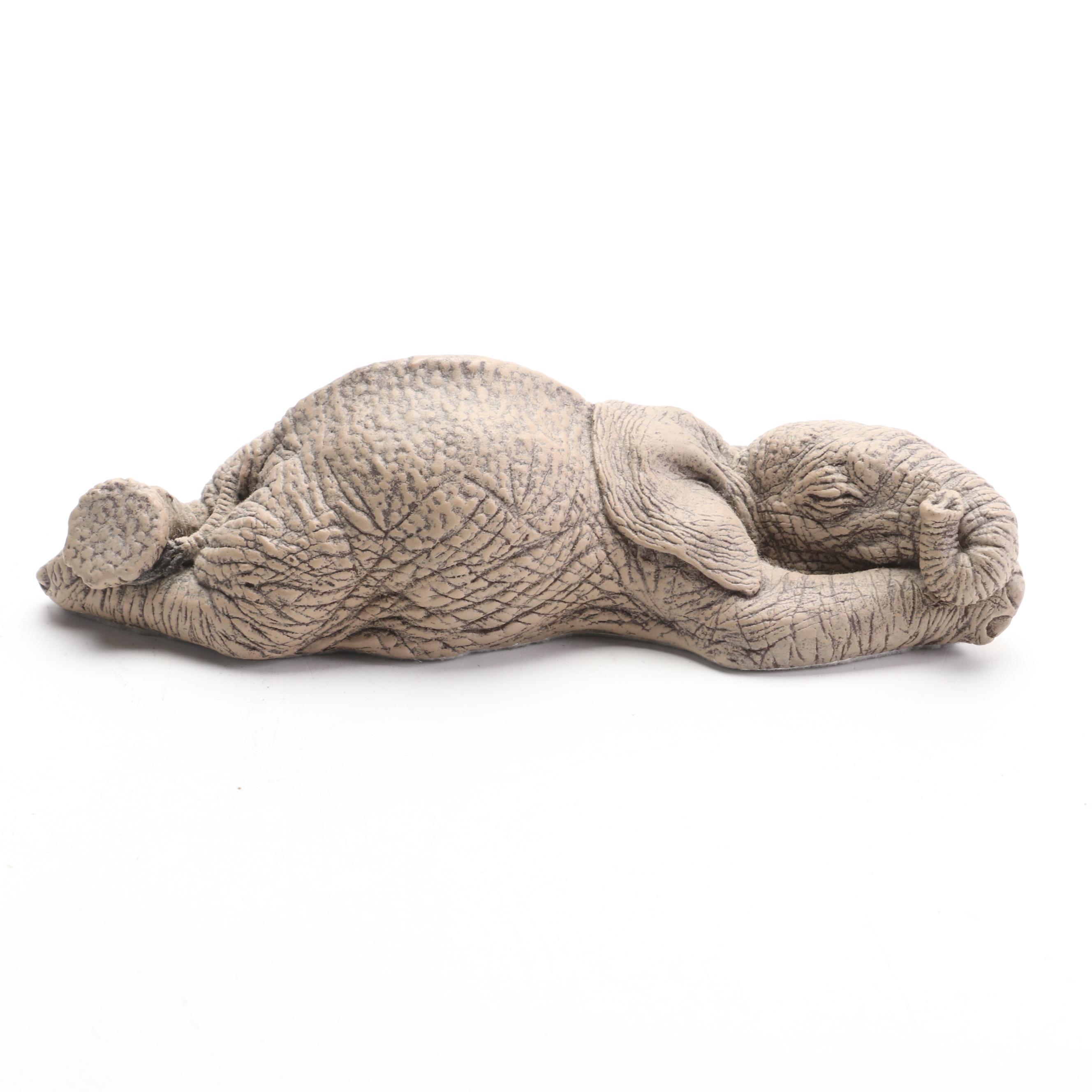 Goebel, Metzke, Russ Berrie and Other Elephant Figurines and Box