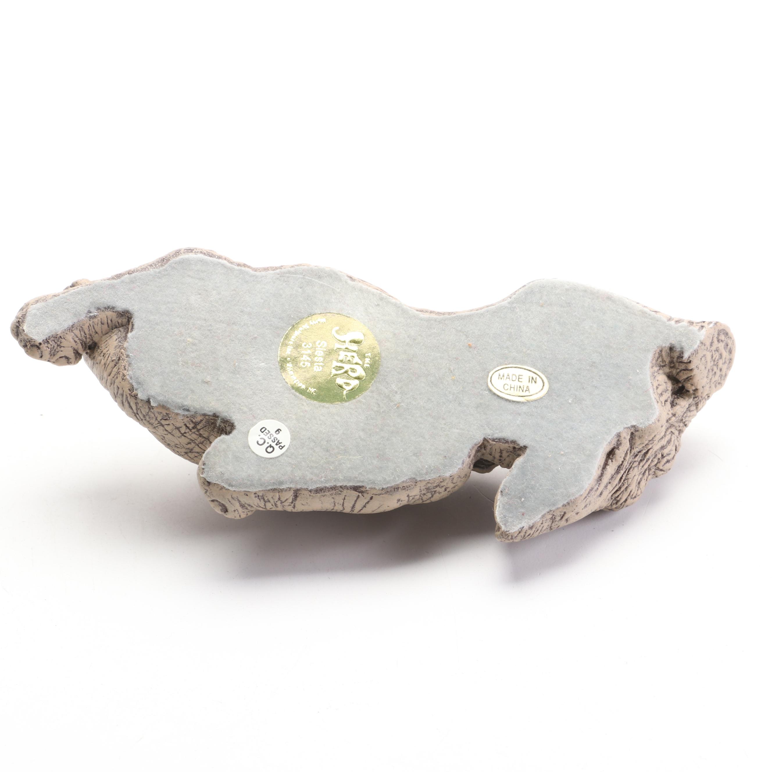 Goebel, Metzke, Russ Berrie and Other Elephant Figurines and Box