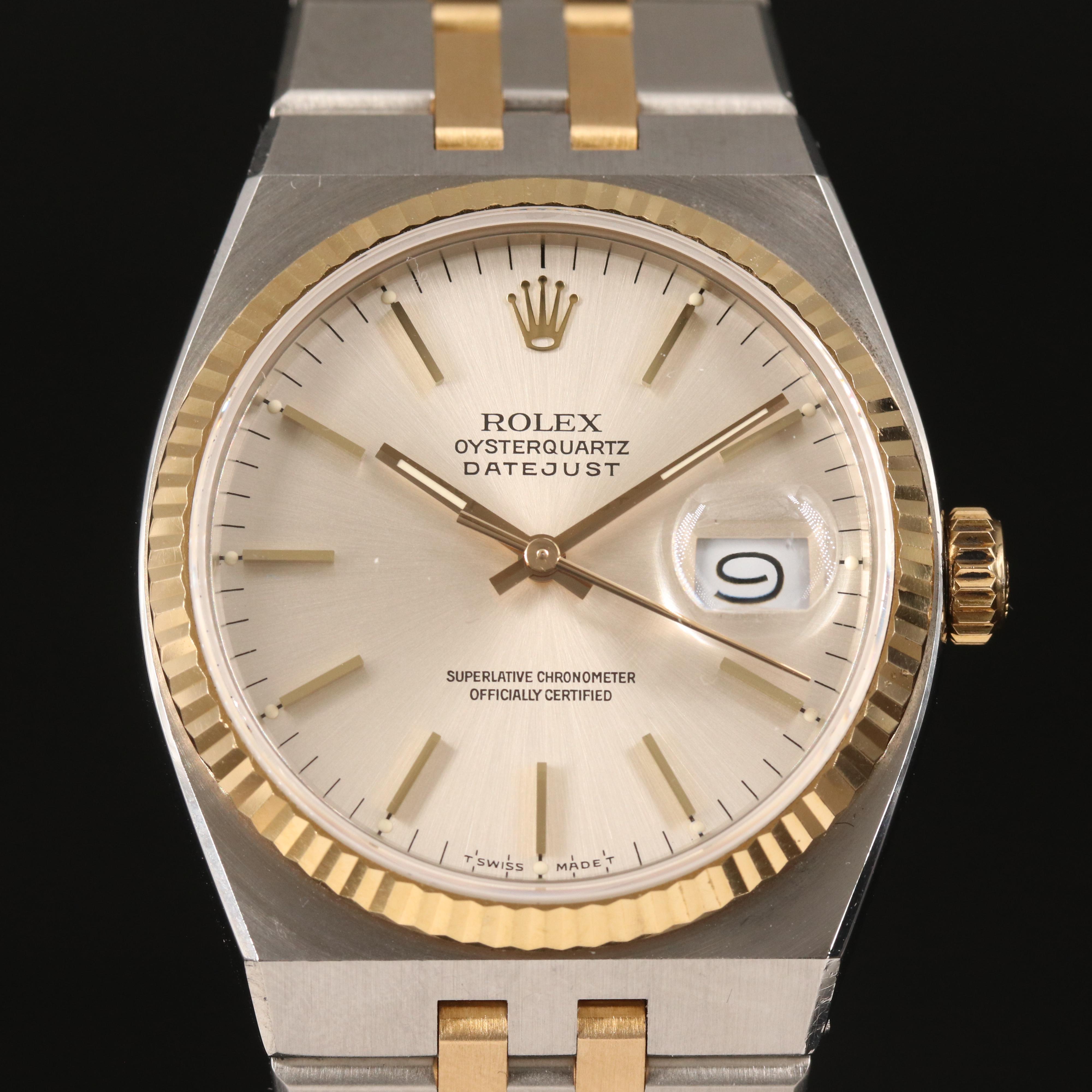1988 Rolex Oyster Quartz Datejust Watch