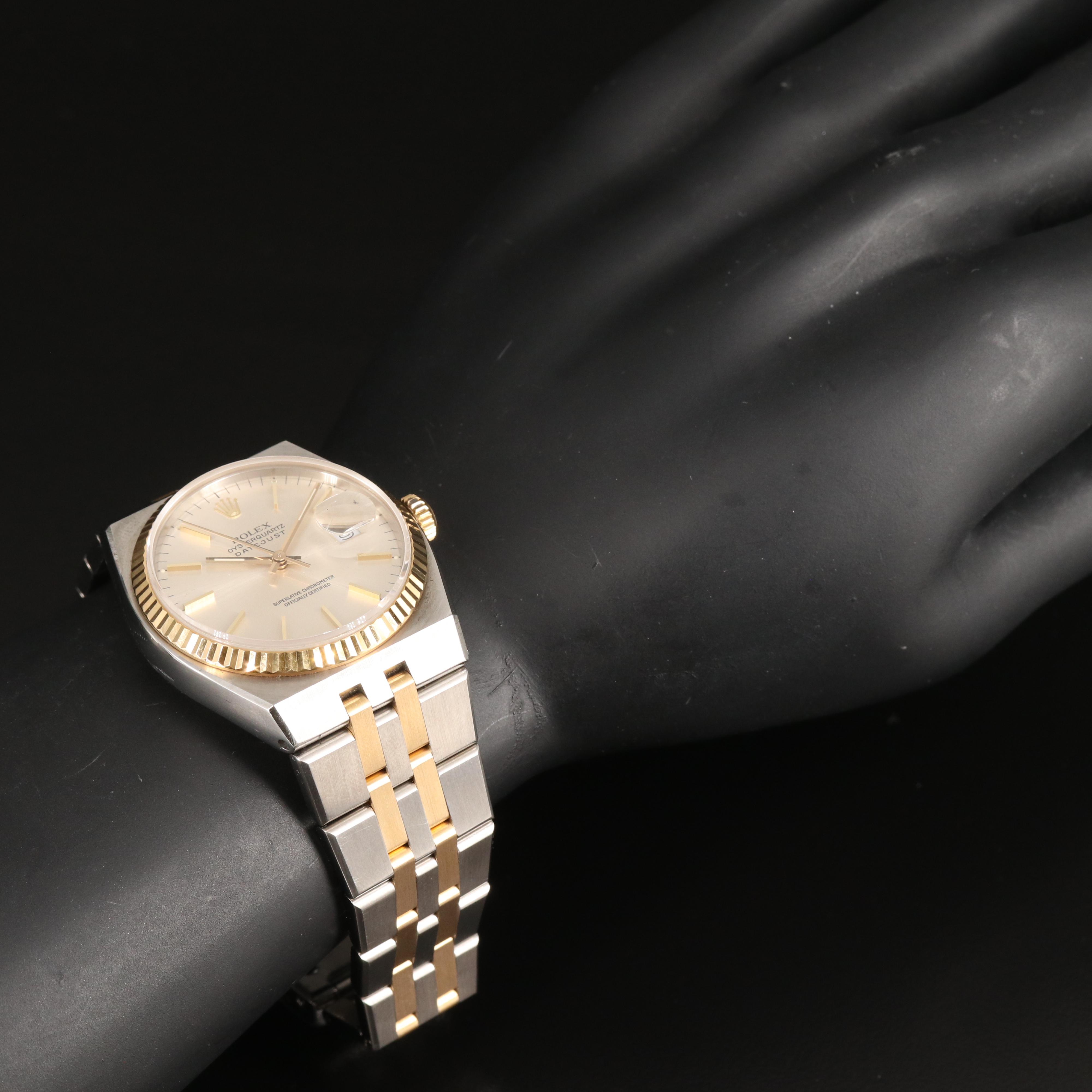 1988 Rolex Oyster Quartz Datejust Watch