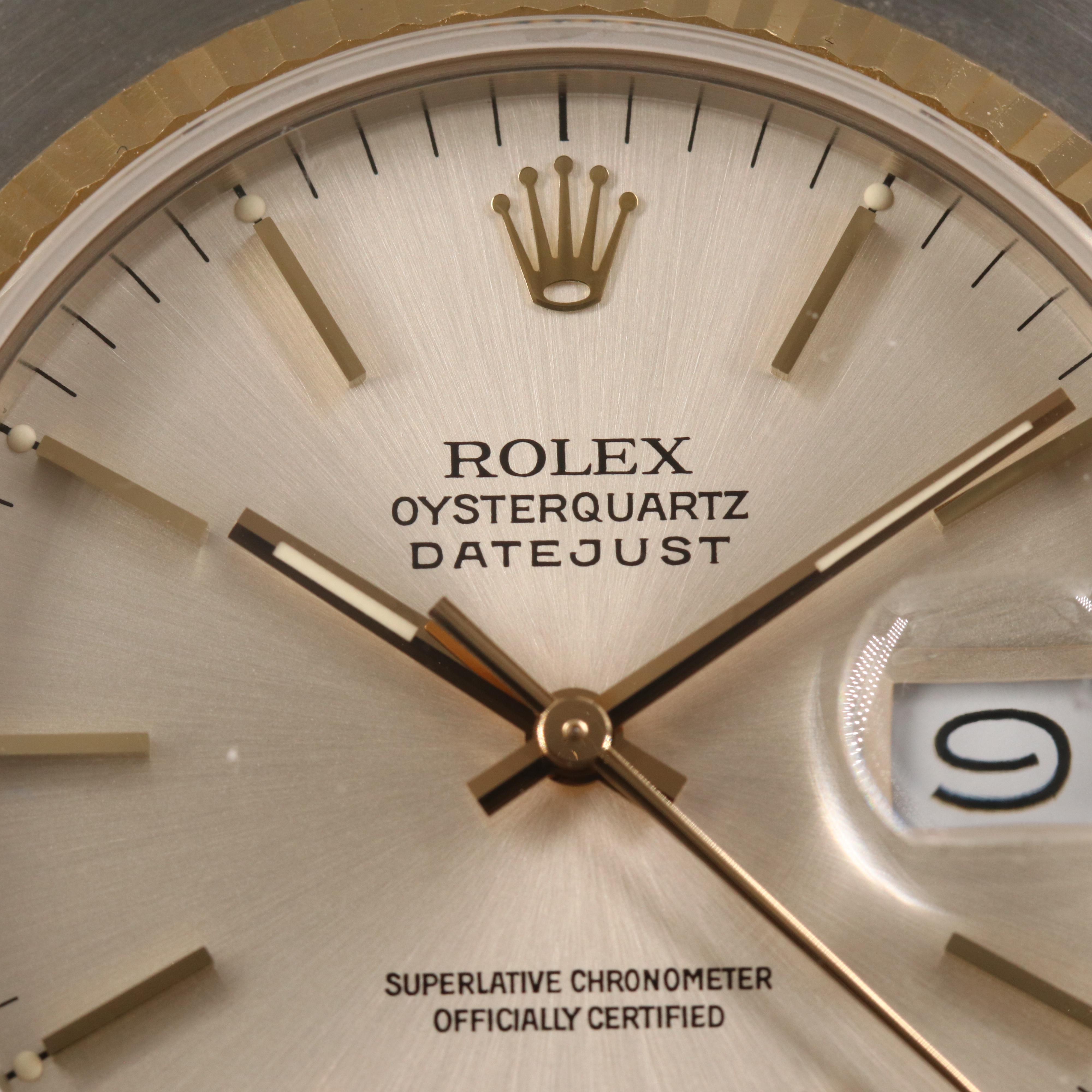 1988 Rolex Oyster Quartz Datejust Watch