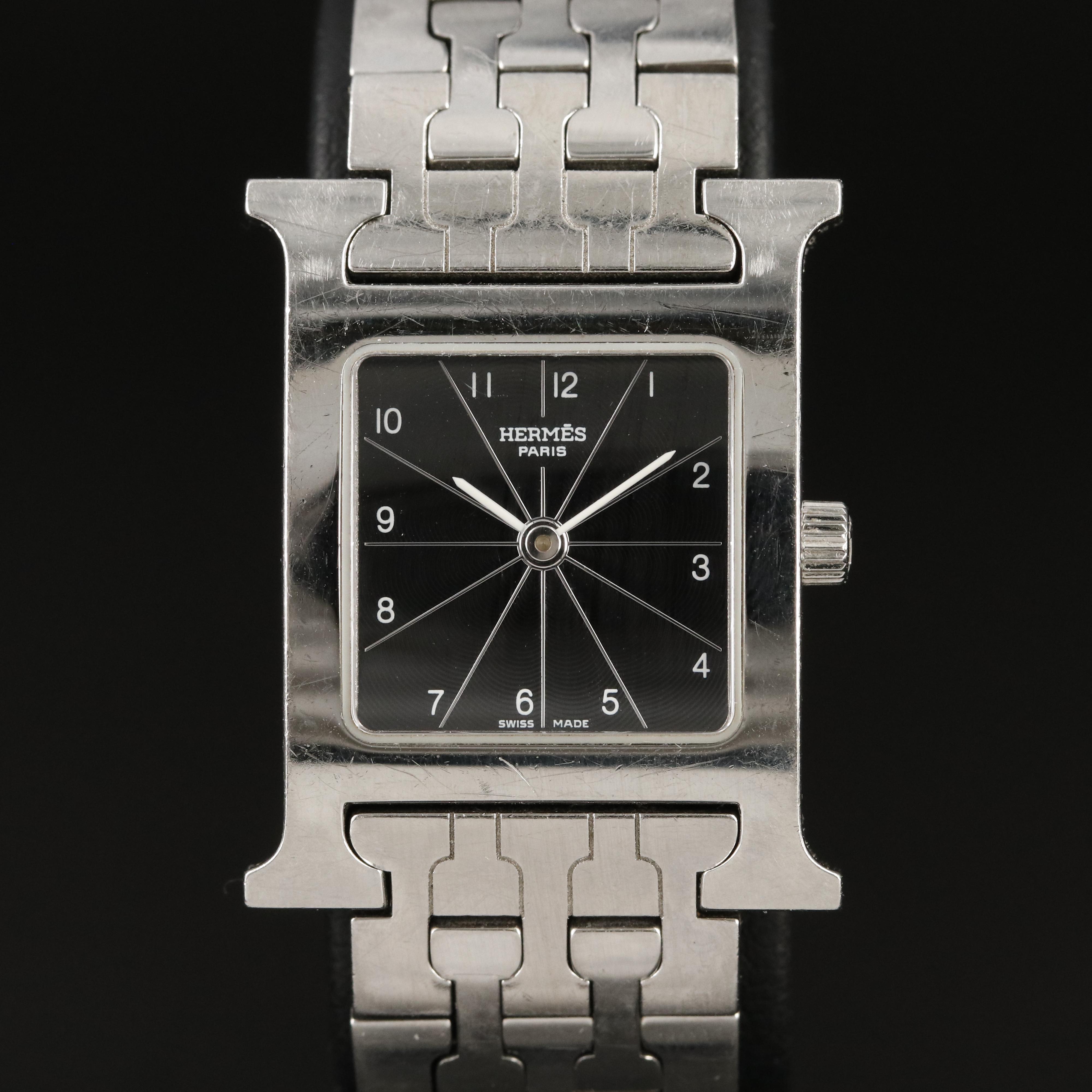 Hermès Paris "H" Quartz Watch