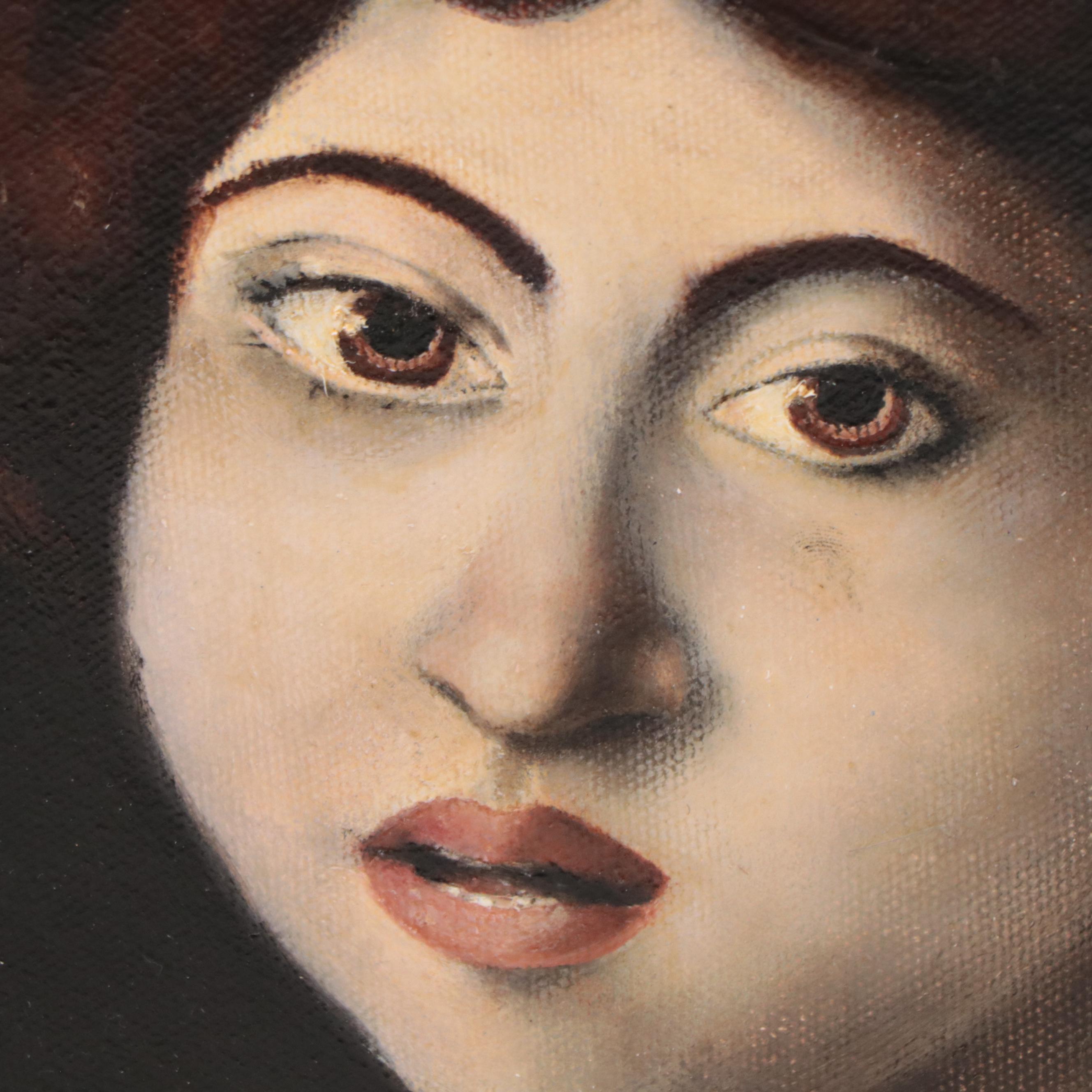 Oil Painting of Female Portrait