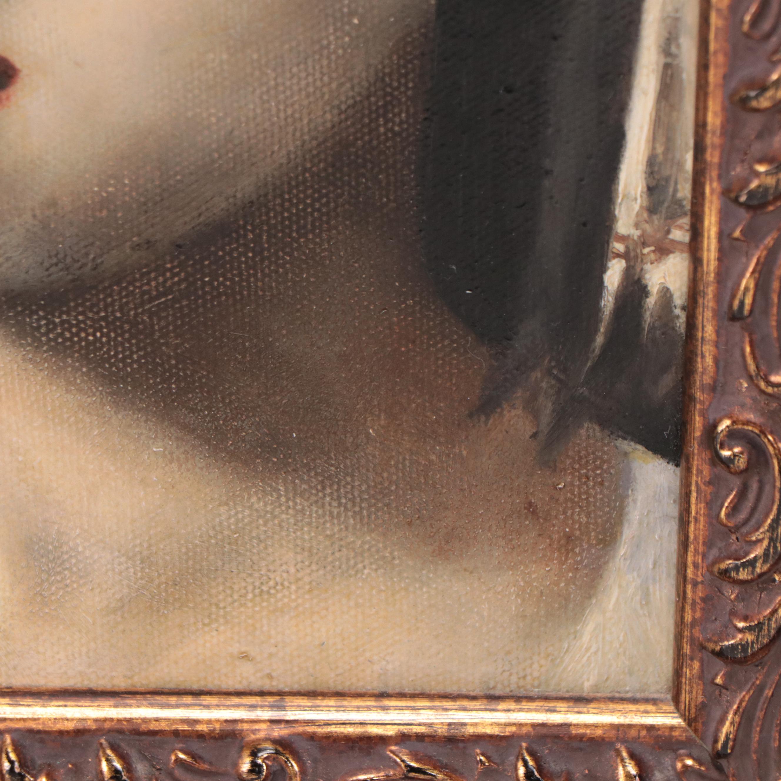 Oil Painting of Female Portrait