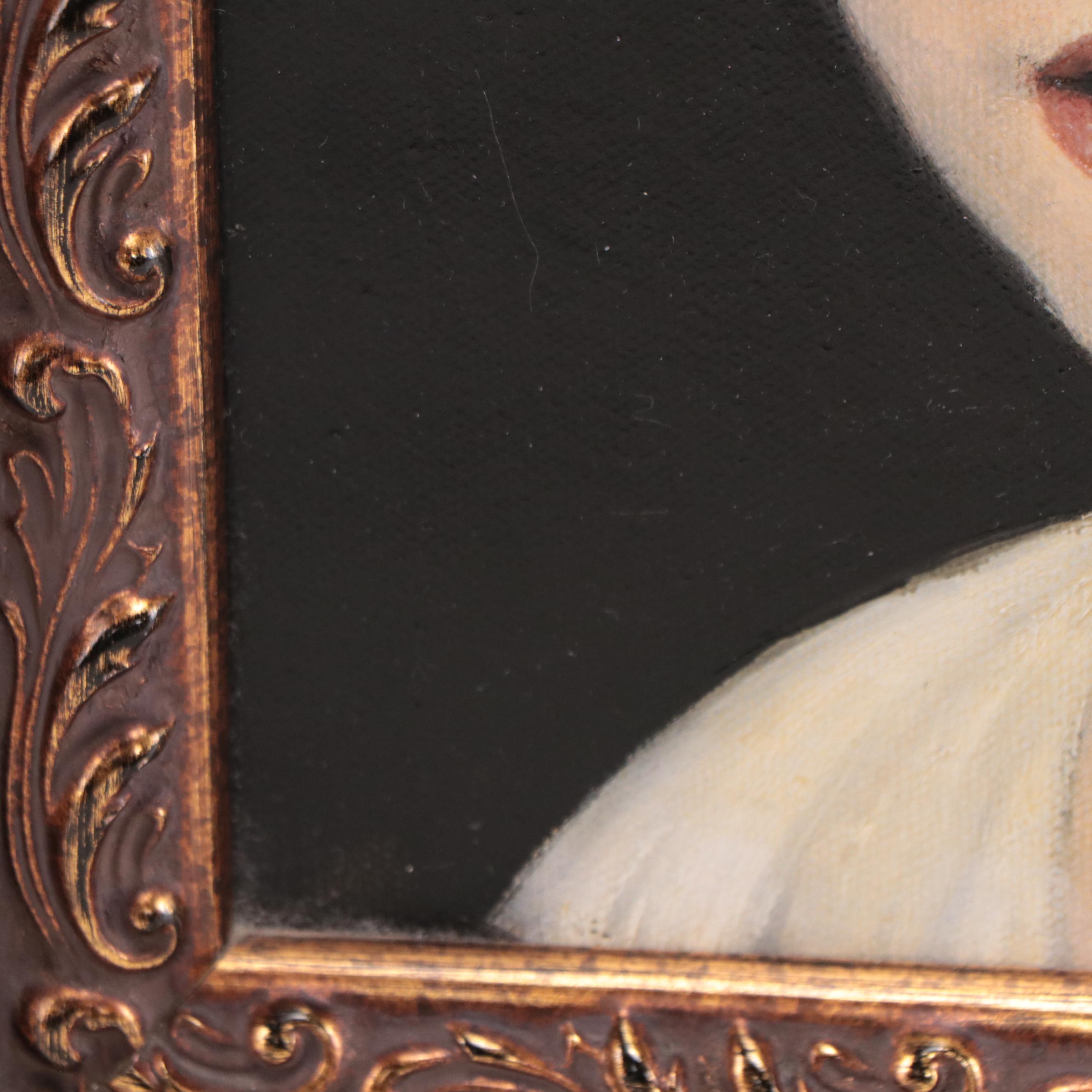 Oil Painting of Female Portrait