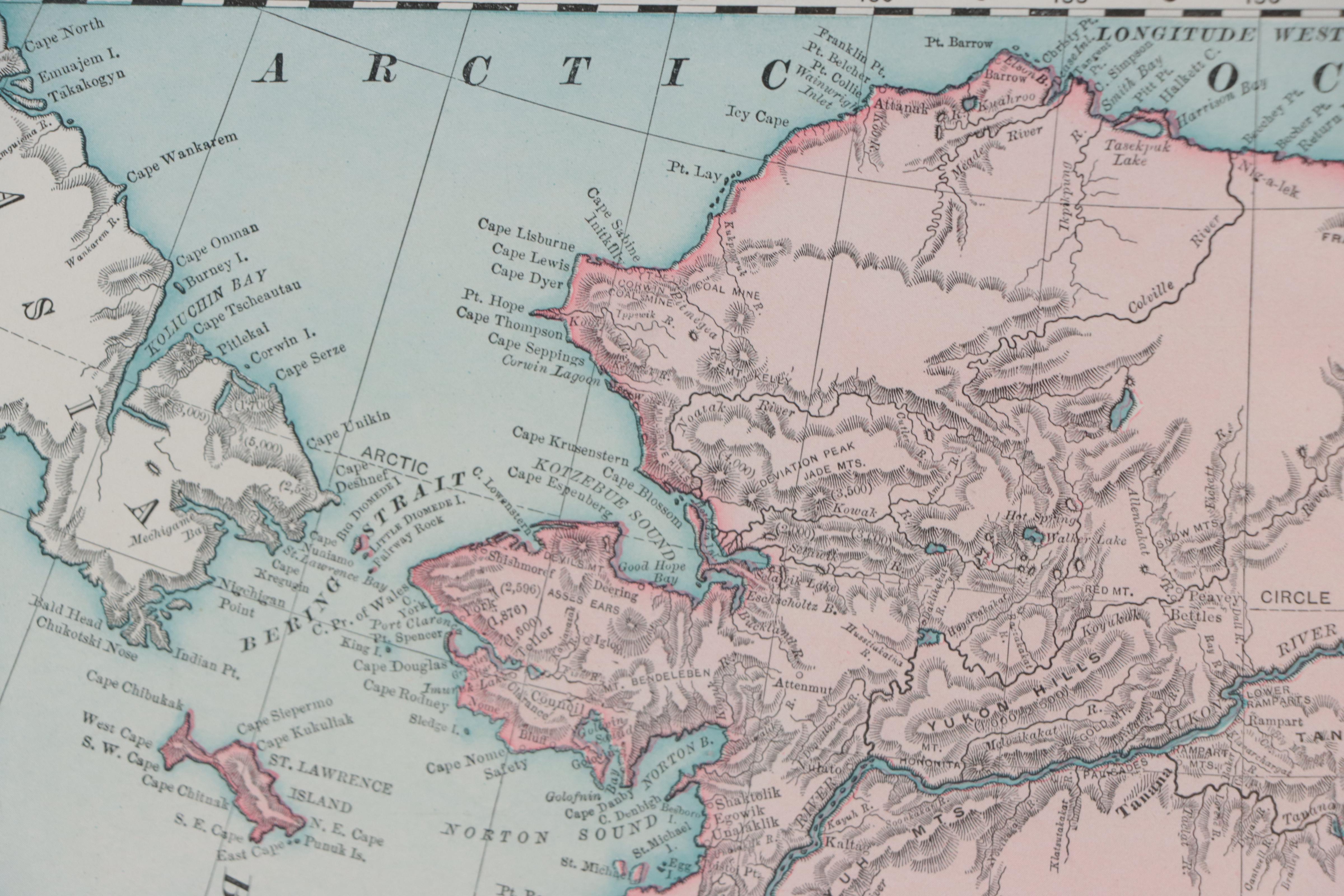 Rand, McNally & Co. Map of Alaska, 1906