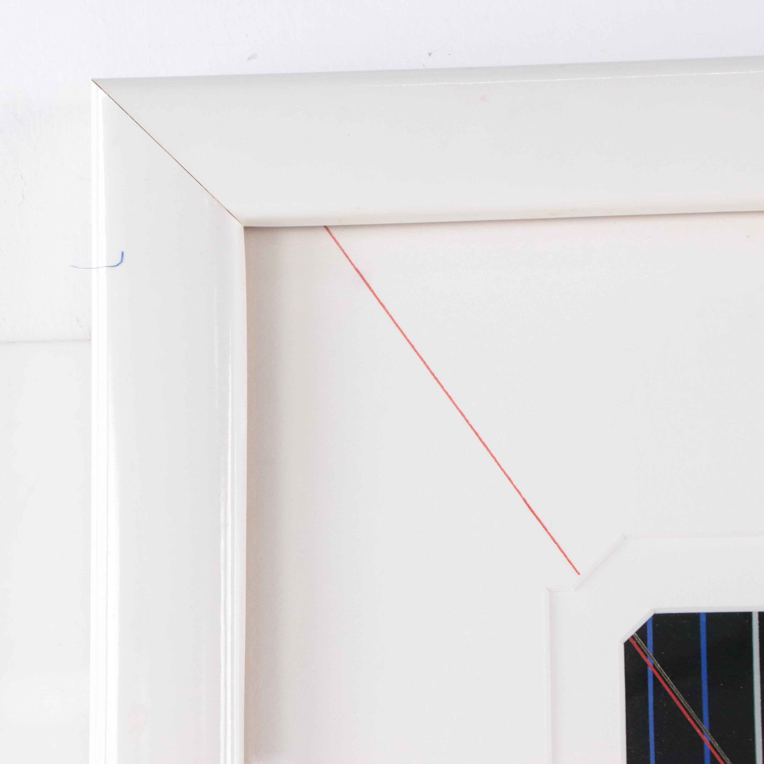 Hisashi Otsuka Surreal Portrait Embellished Giclée, Circa 1987