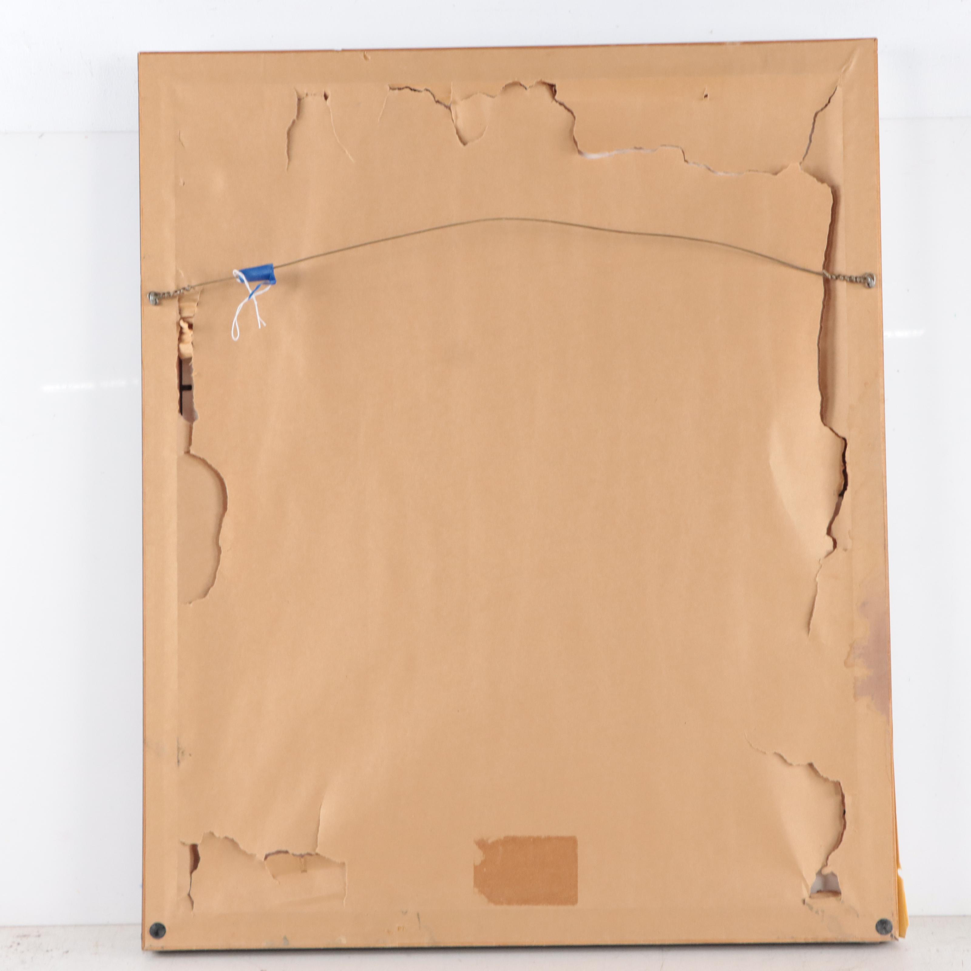 Hisashi Otsuka Surreal Portrait Embellished Giclée, Circa 1987