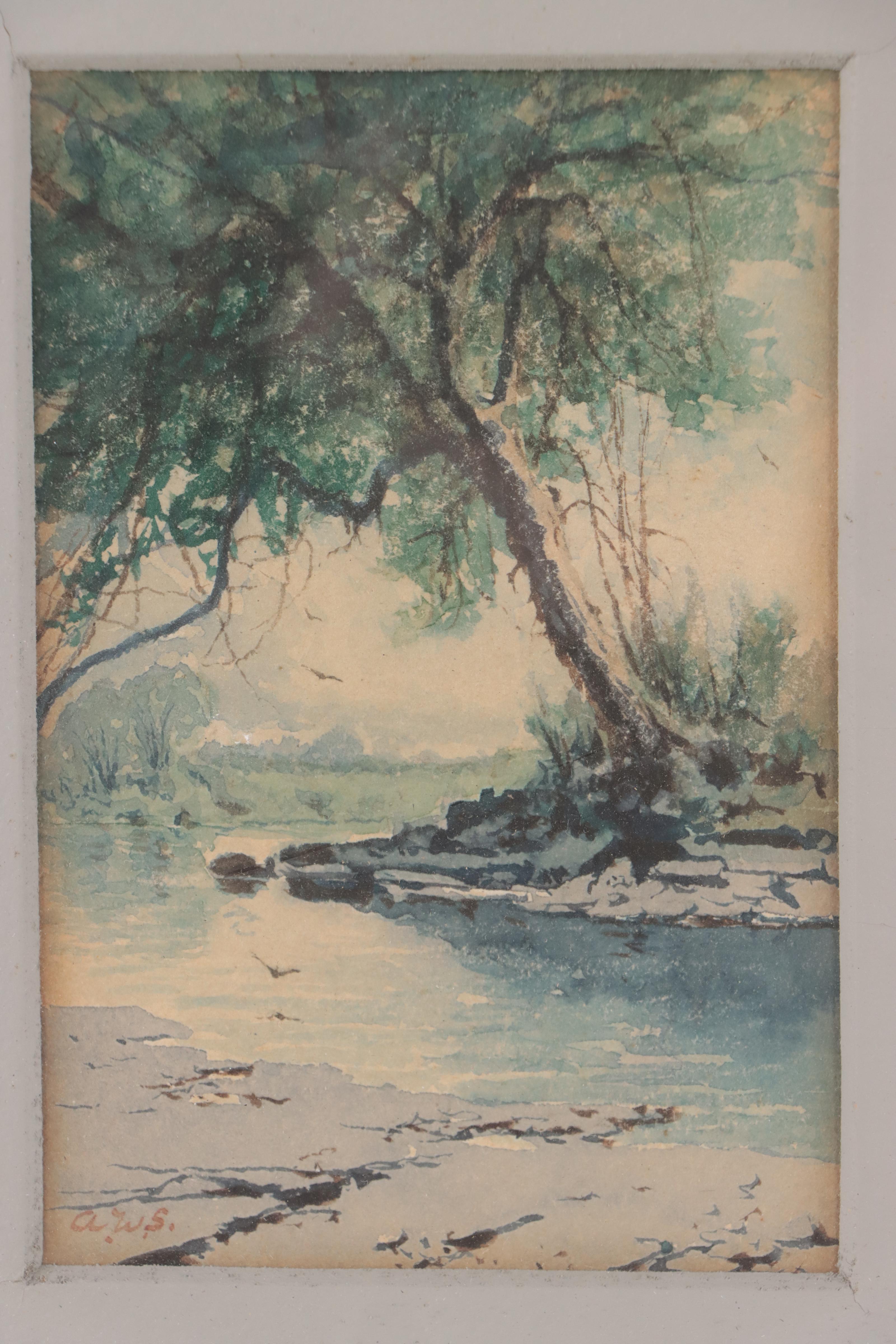 American Watercolor Society Waterscape Watercolor Painting