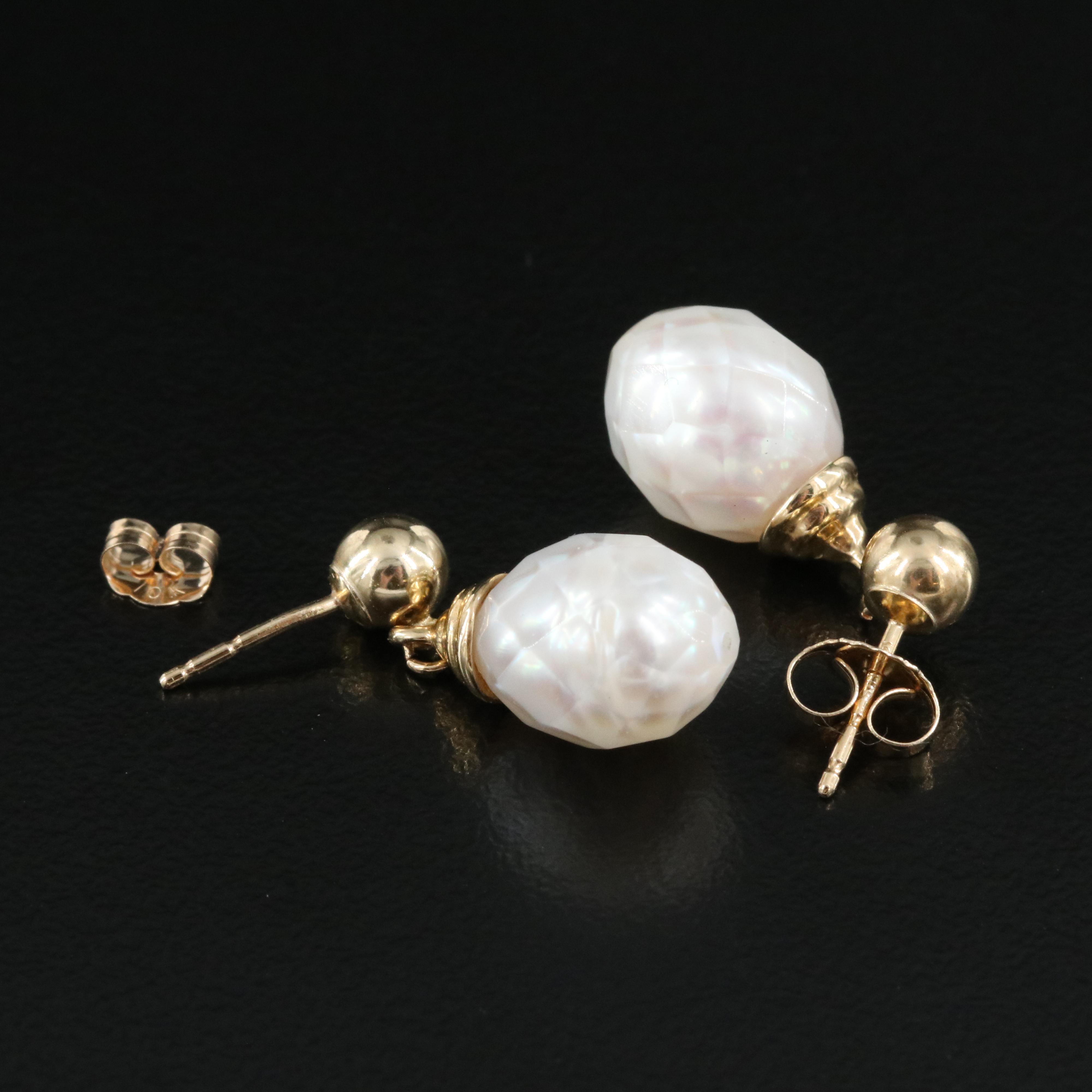 14K Pearl Earrings