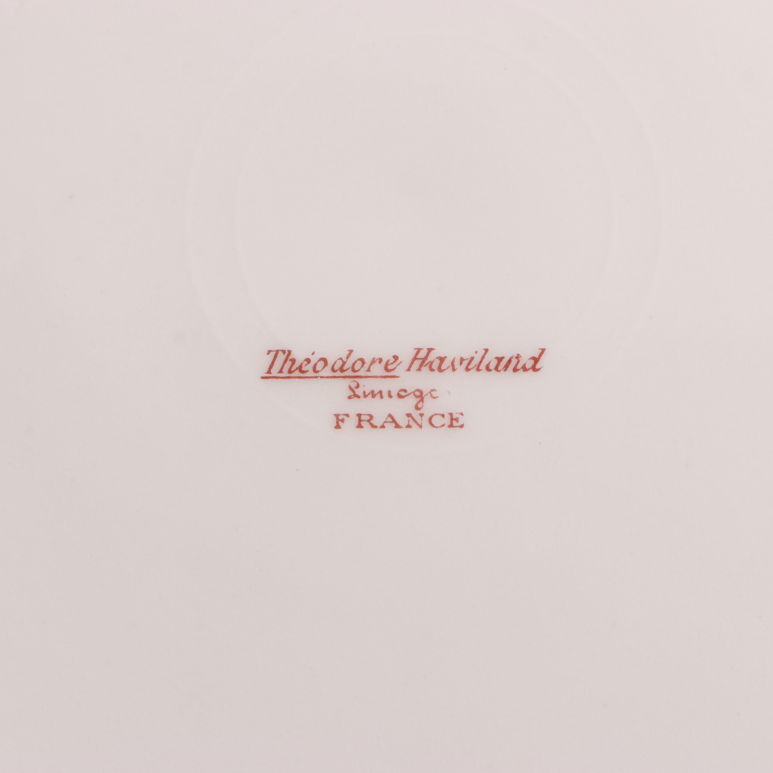 Theodore Haviland "Florida" Porcelain Dinnerware, Early 20th Century