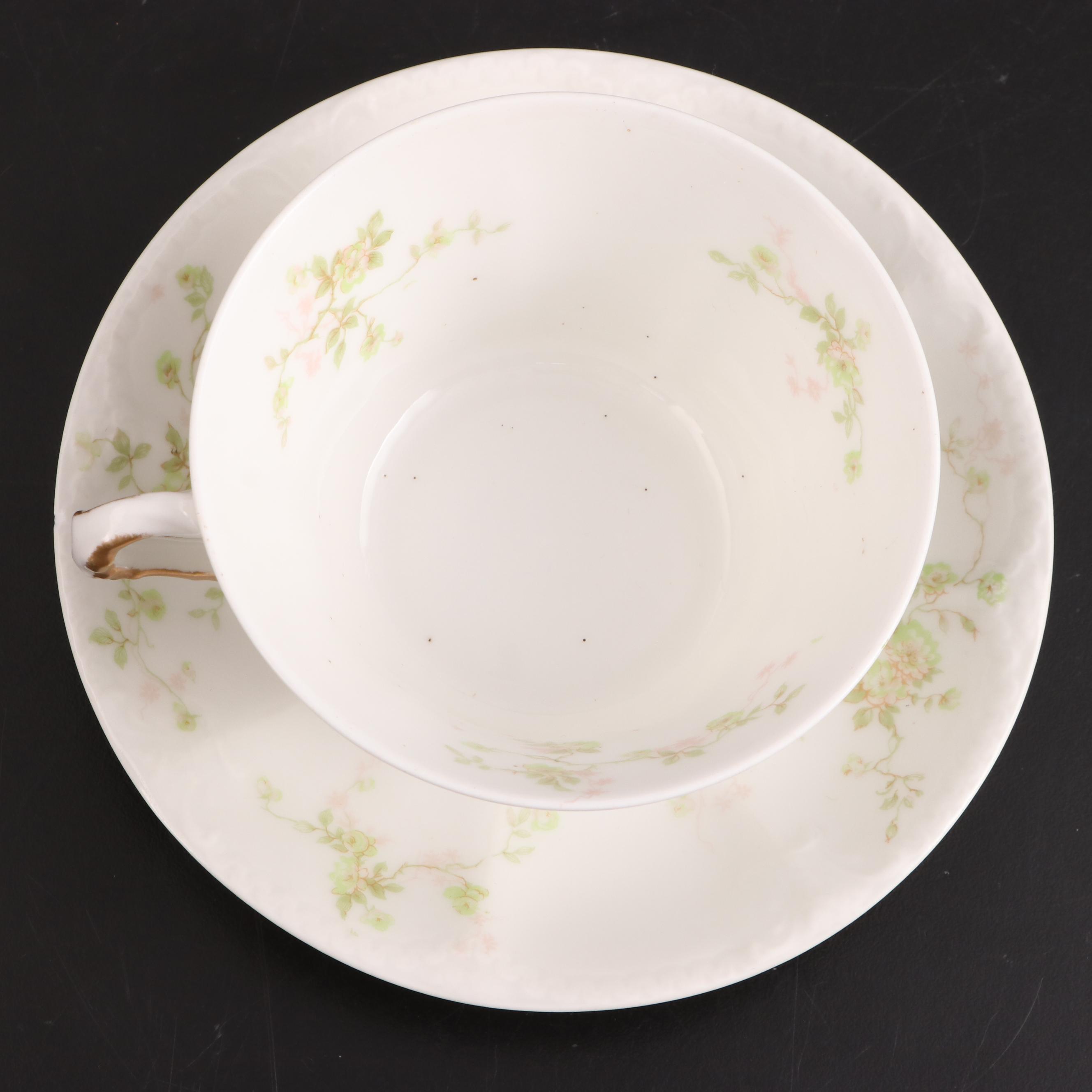 Theodore Haviland "Florida" Porcelain Dinnerware, Early 20th Century