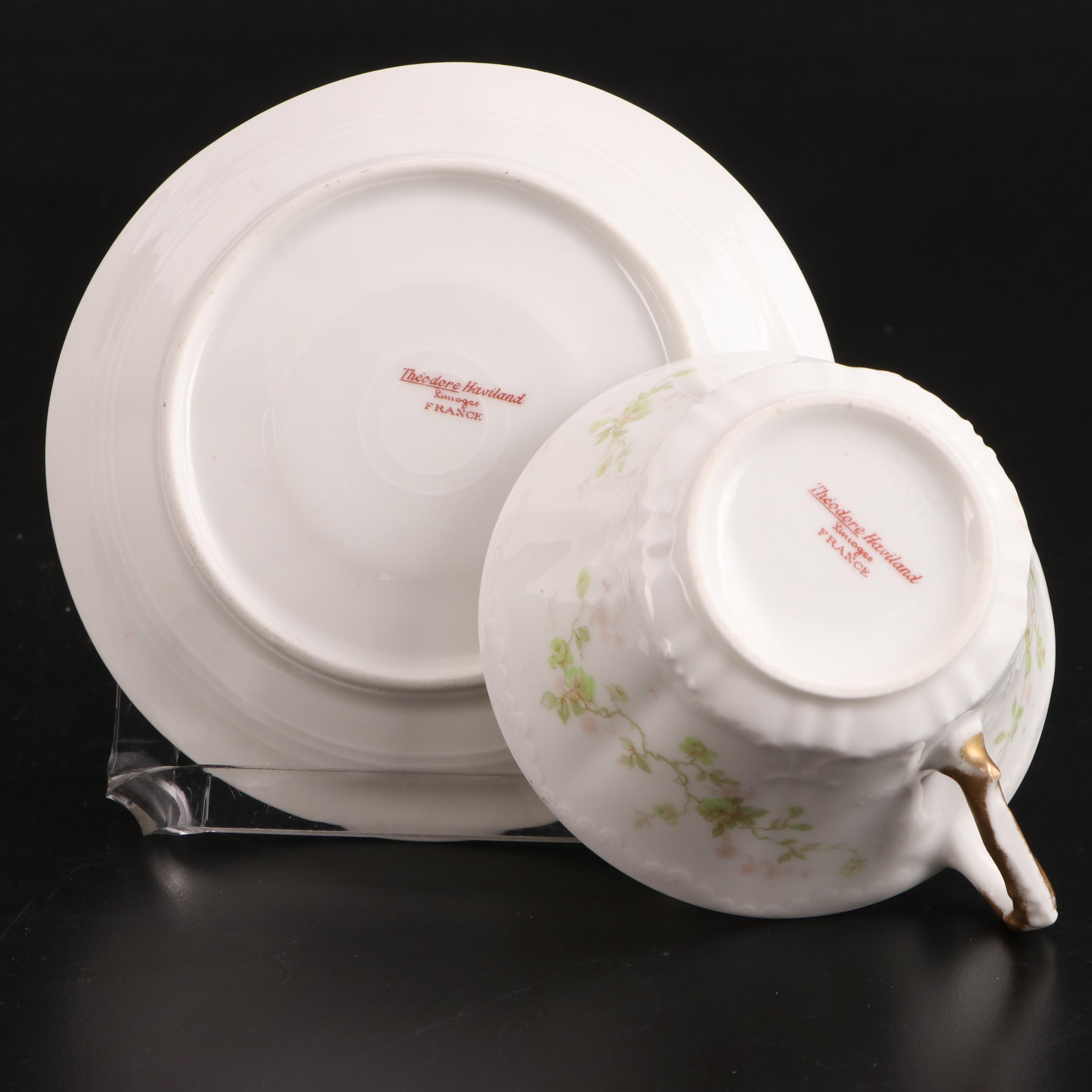 Theodore Haviland "Florida" Porcelain Dinnerware, Early 20th Century