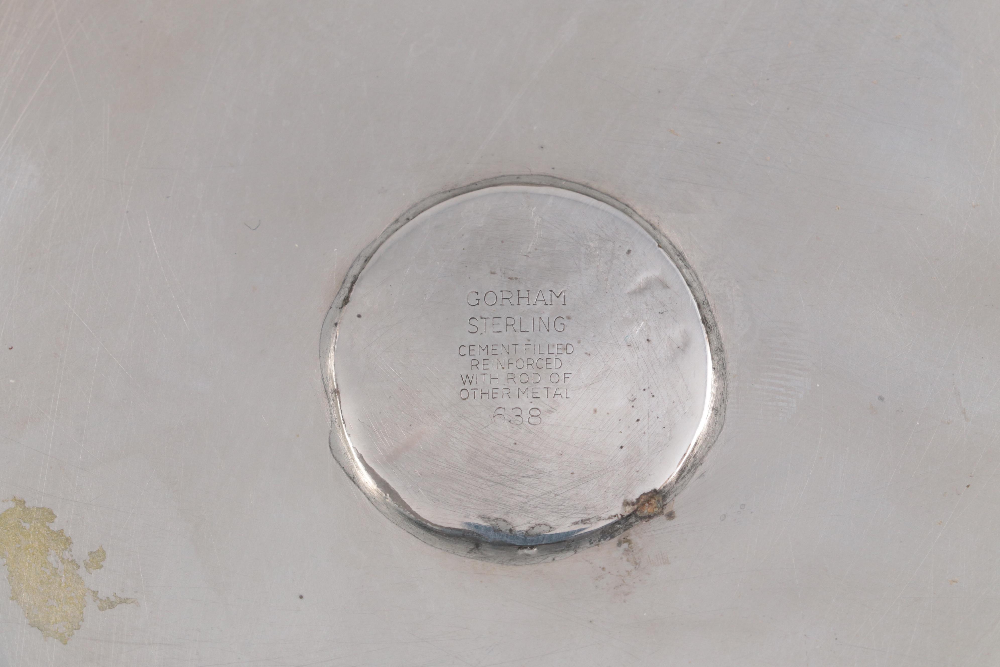 Gorham Weighted Sterling Silver Candelabra, Mid to Late 20th Century