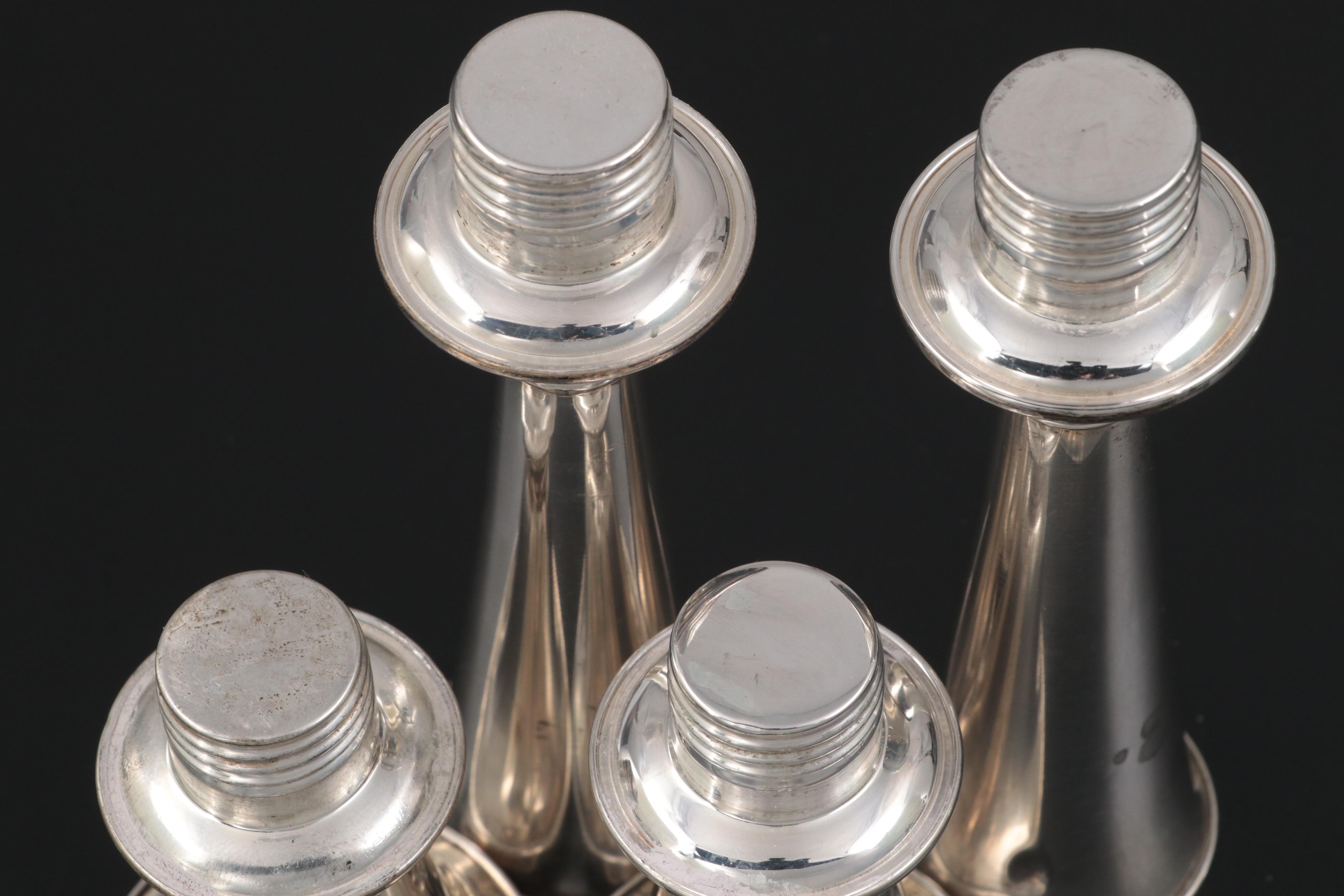 Gorham Weighted Sterling Silver Candelabra, Mid to Late 20th Century