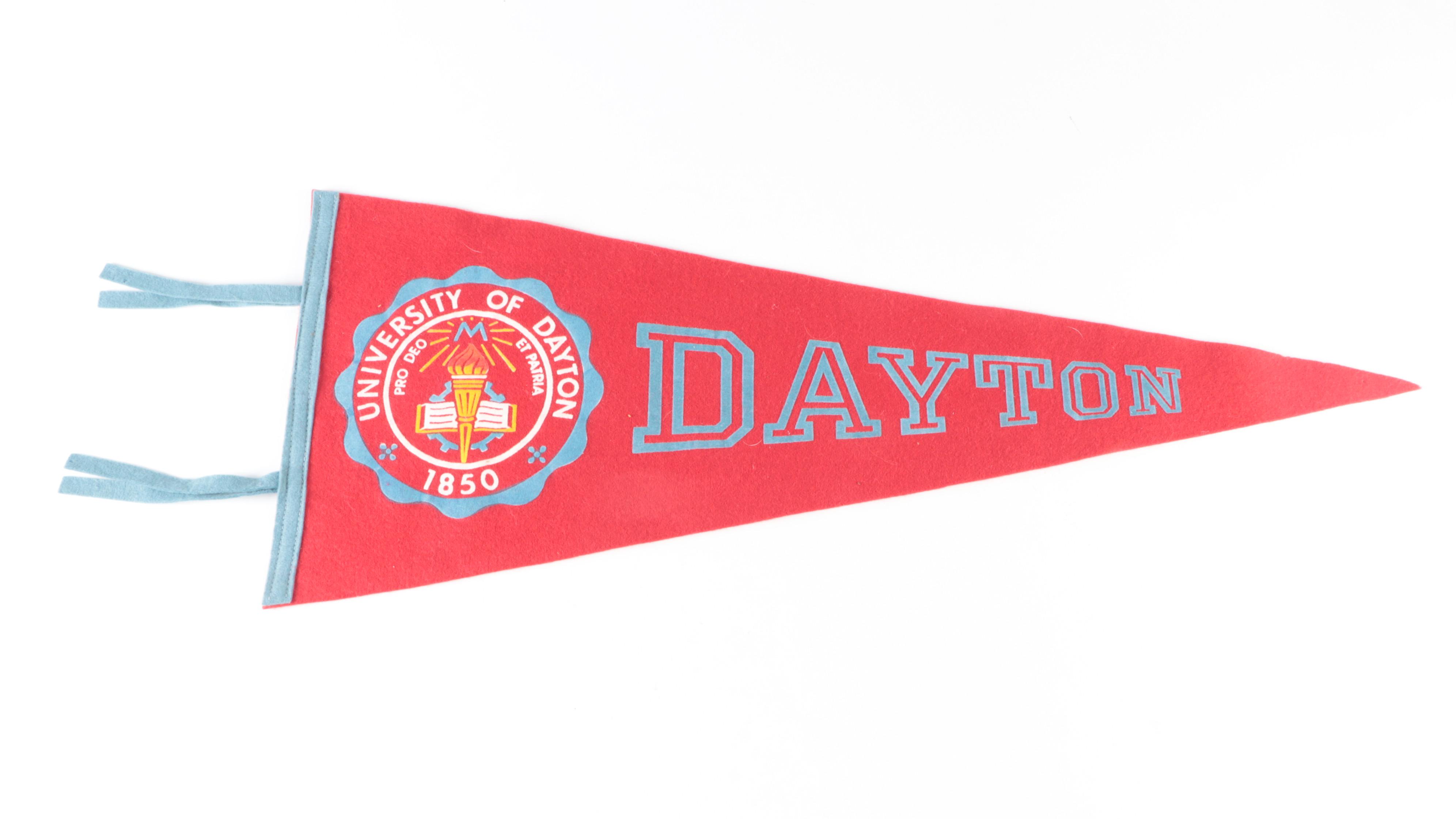 University of Dayton Flyers Chicago, Other Collegiate Pennants, Mid/ Late 20th C
