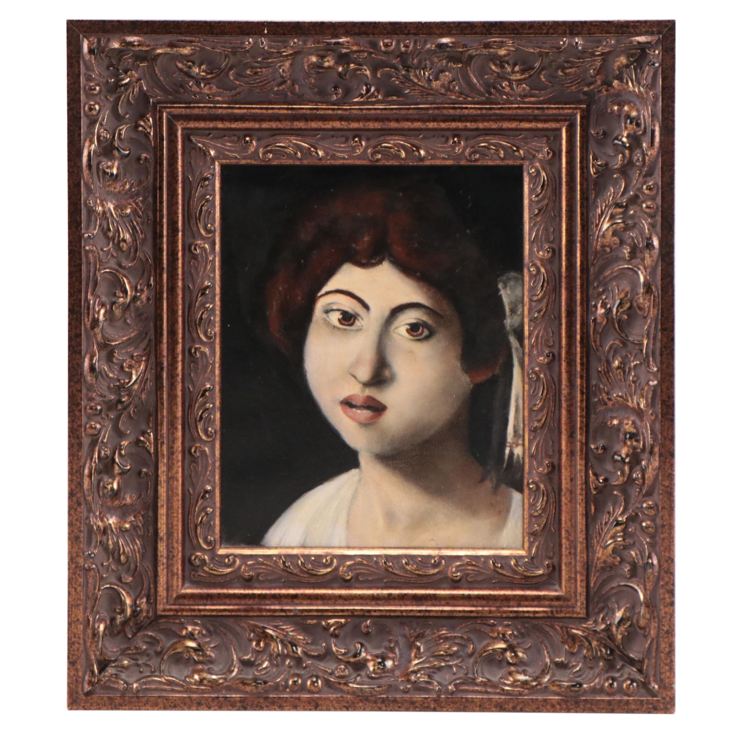 Oil Painting of Female Portrait