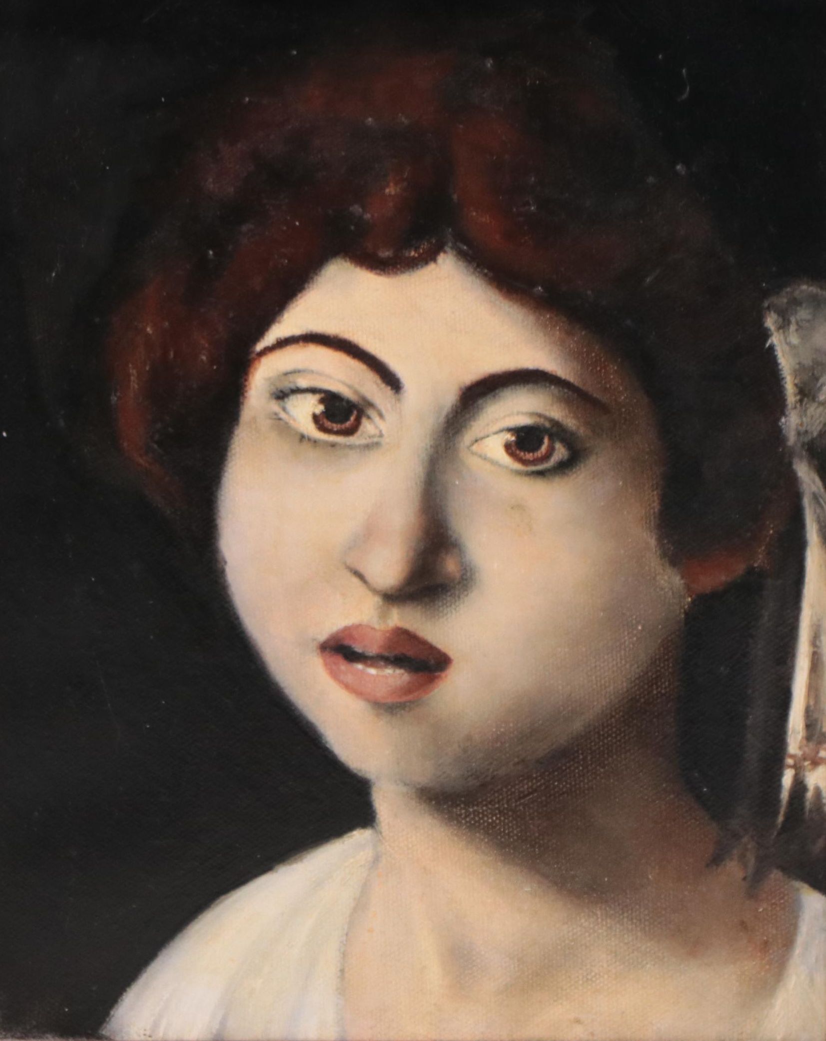 Oil Painting of Female Portrait