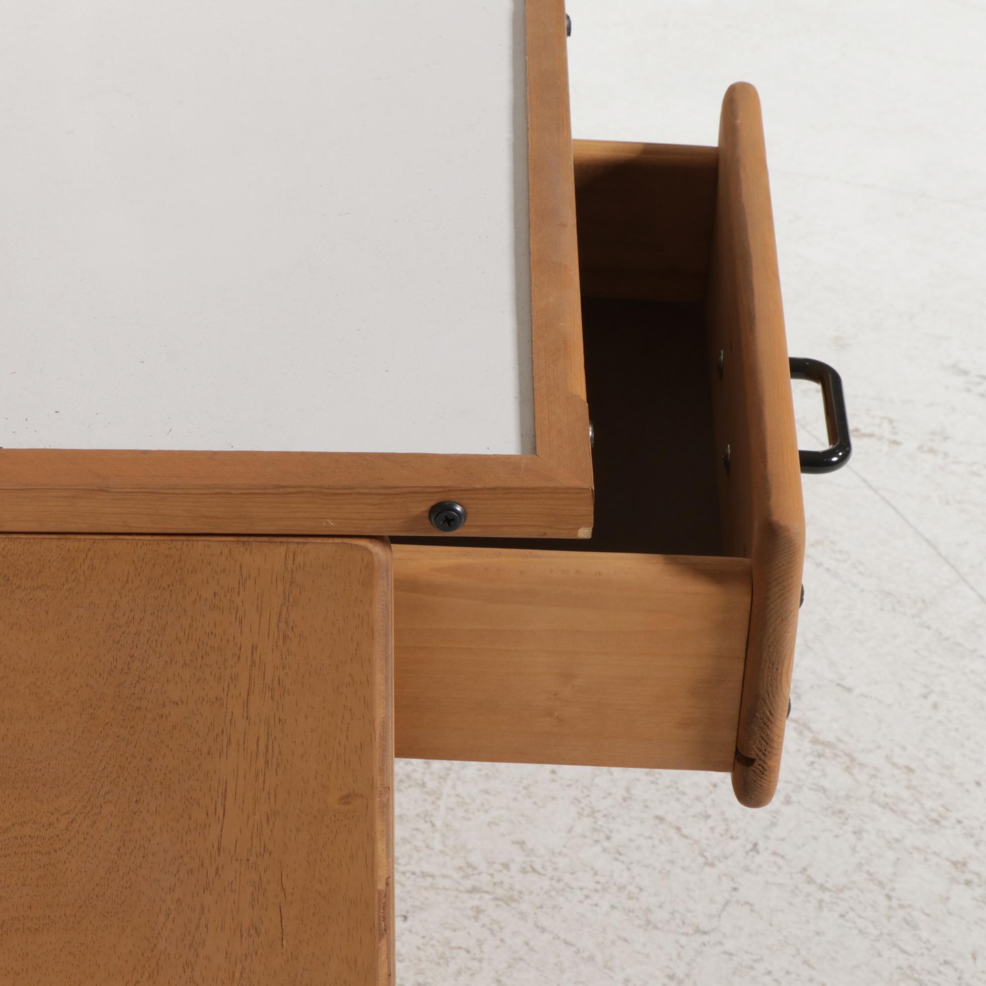 Pine Bedroom Set with Twin Size Bunk Beds