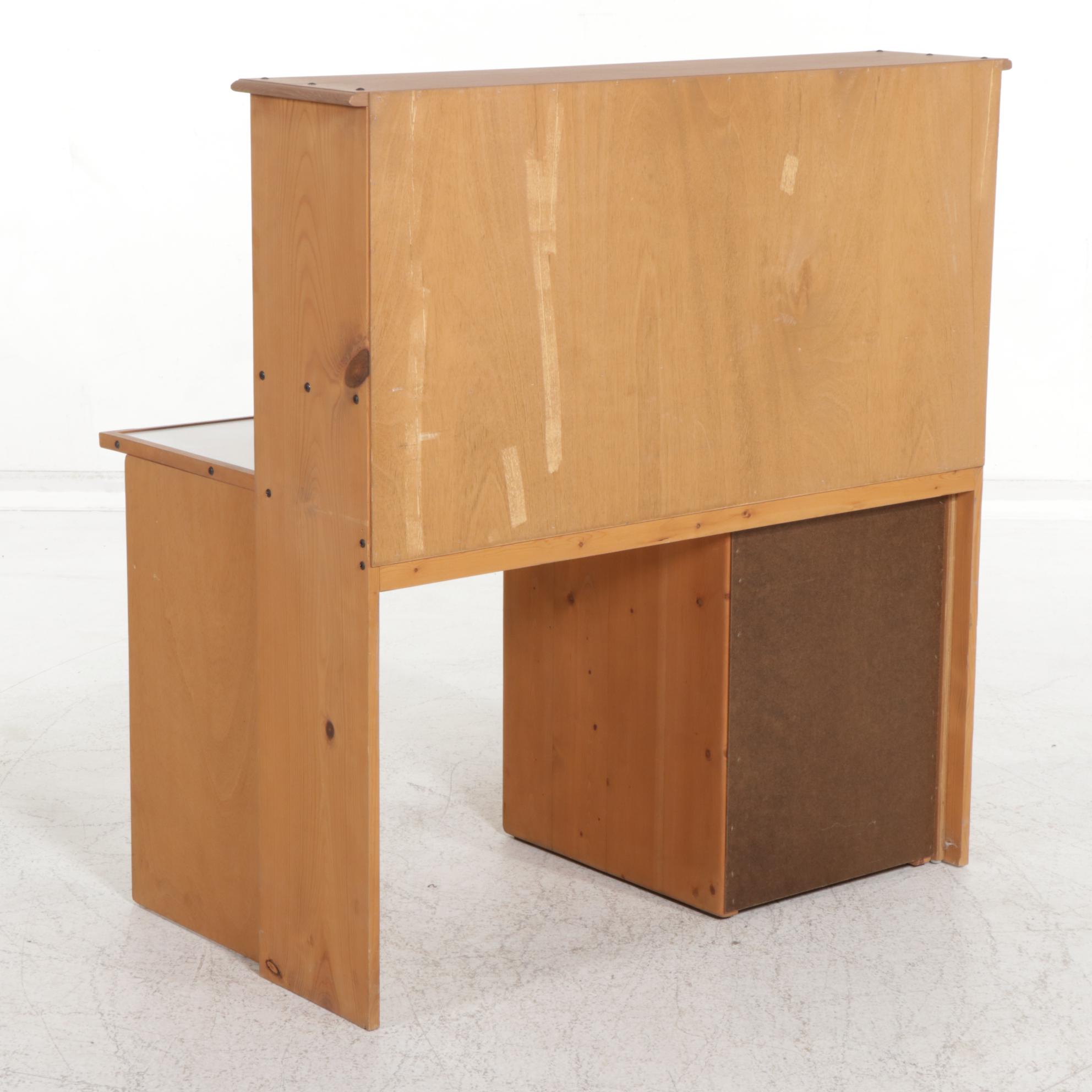 Pine Bedroom Set with Twin Size Bunk Beds