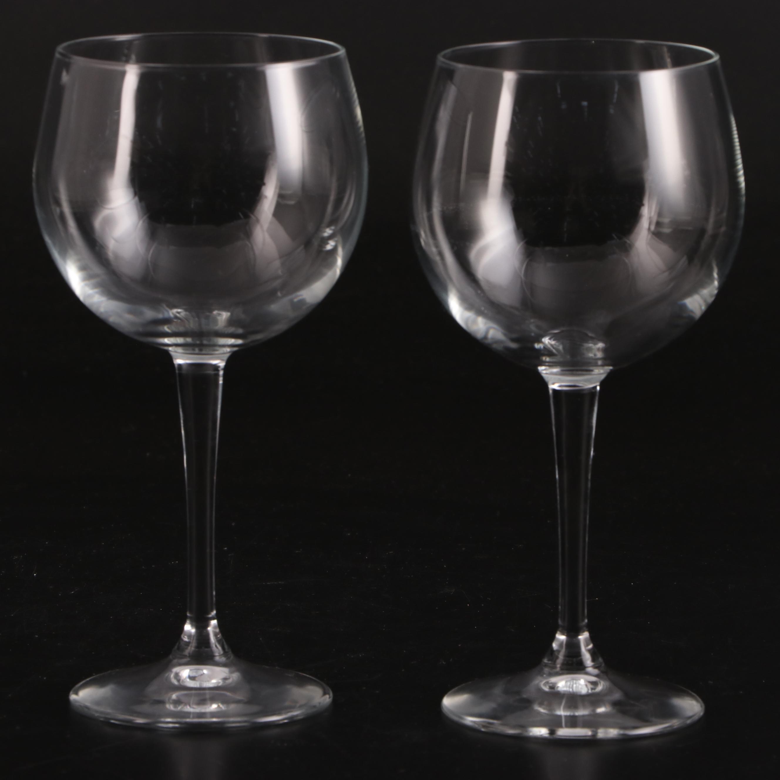 Glass Wine Goblets
