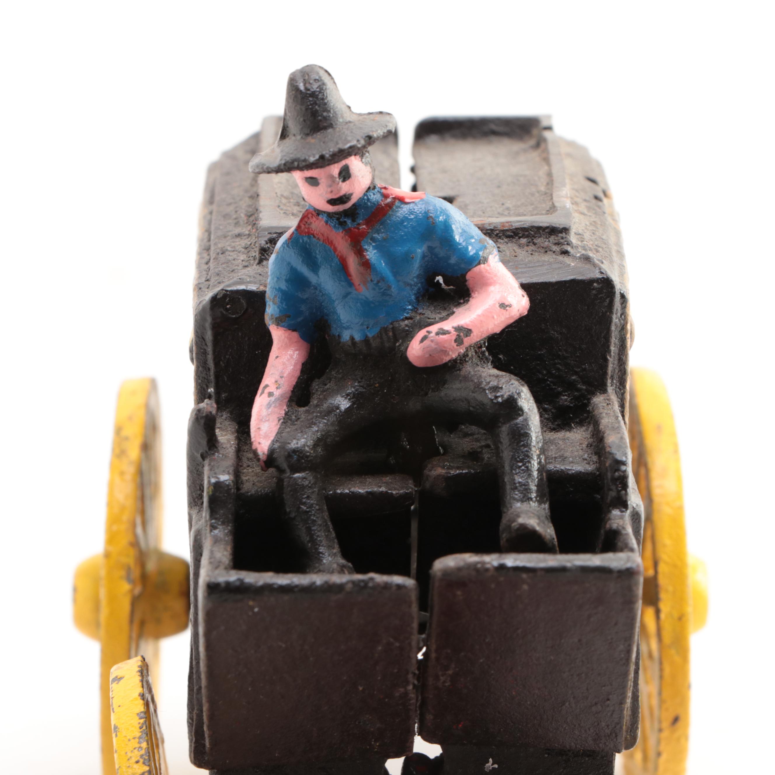 Cast Iron Toy Carriage, Mid to Late 20th Century