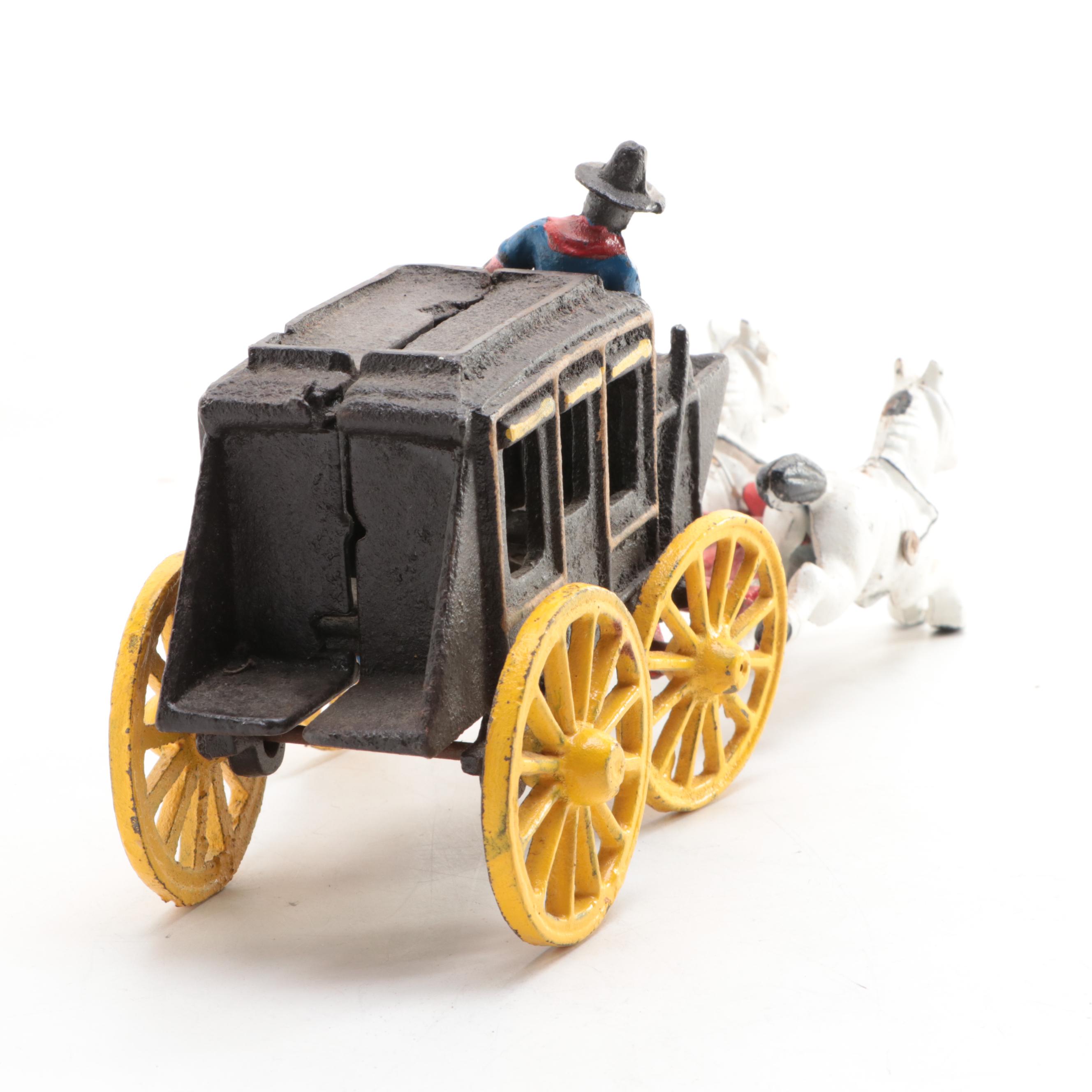 Cast Iron Toy Carriage, Mid to Late 20th Century
