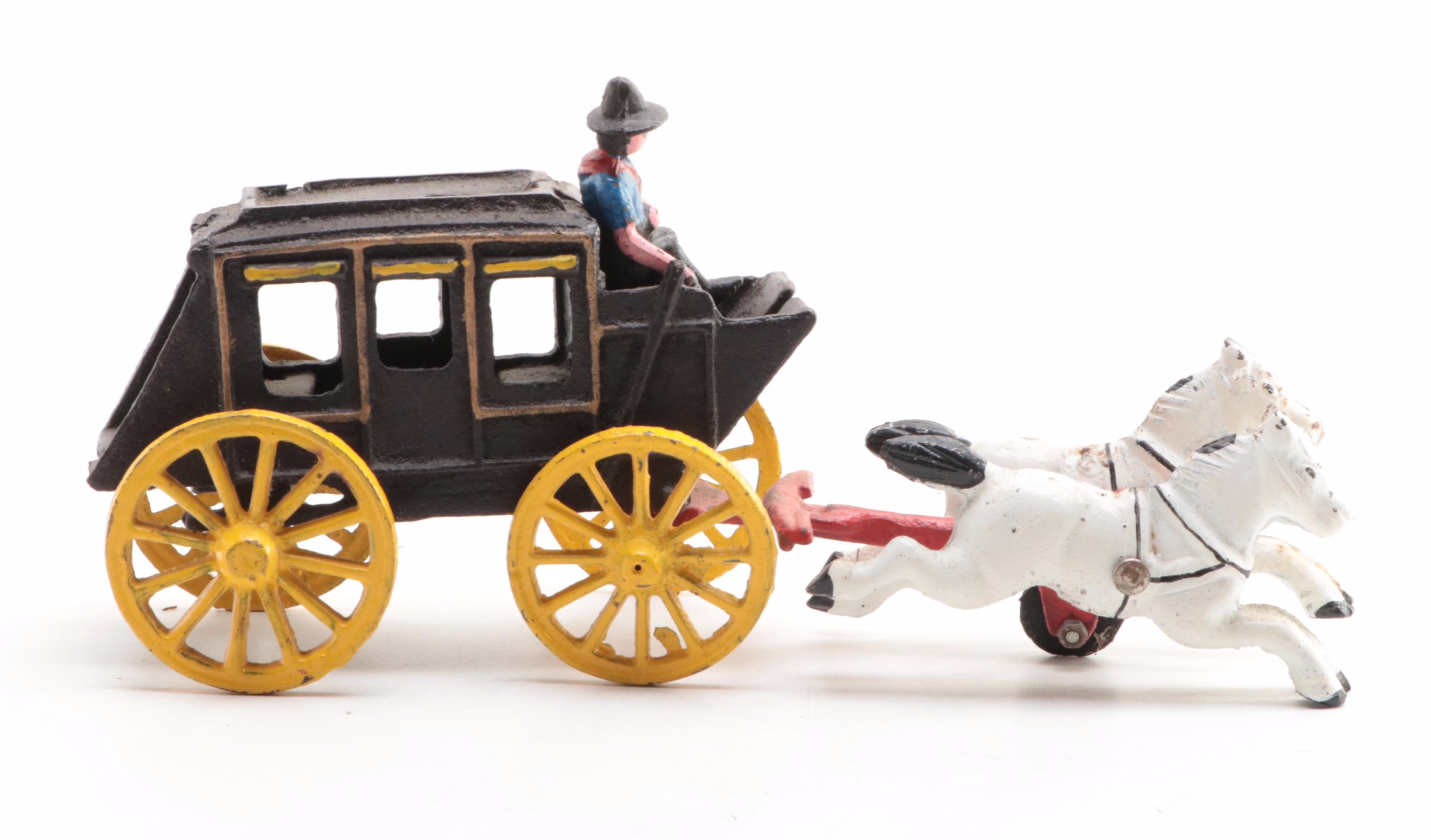 Cast Iron Toy Carriage, Mid to Late 20th Century