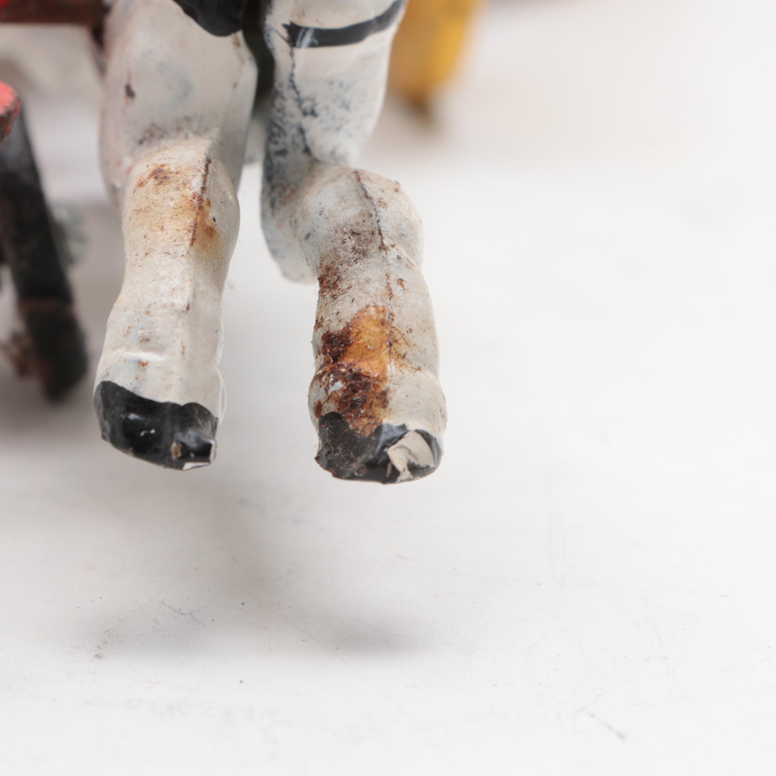 Cast Iron Toy Carriage, Mid to Late 20th Century