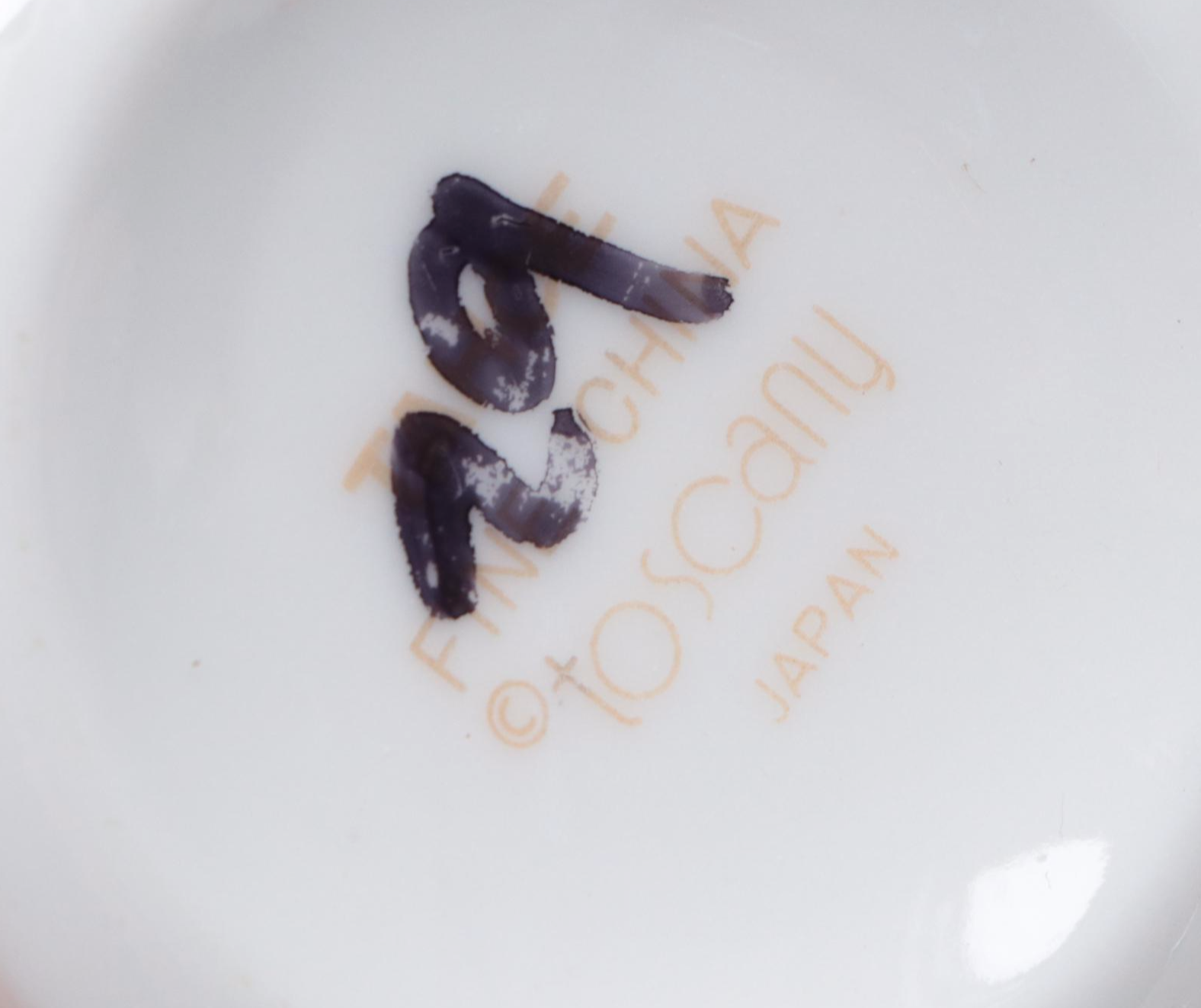 John Wadsworth for Minton "Haddon Hall" with Other Porcelain Cups and Saucers