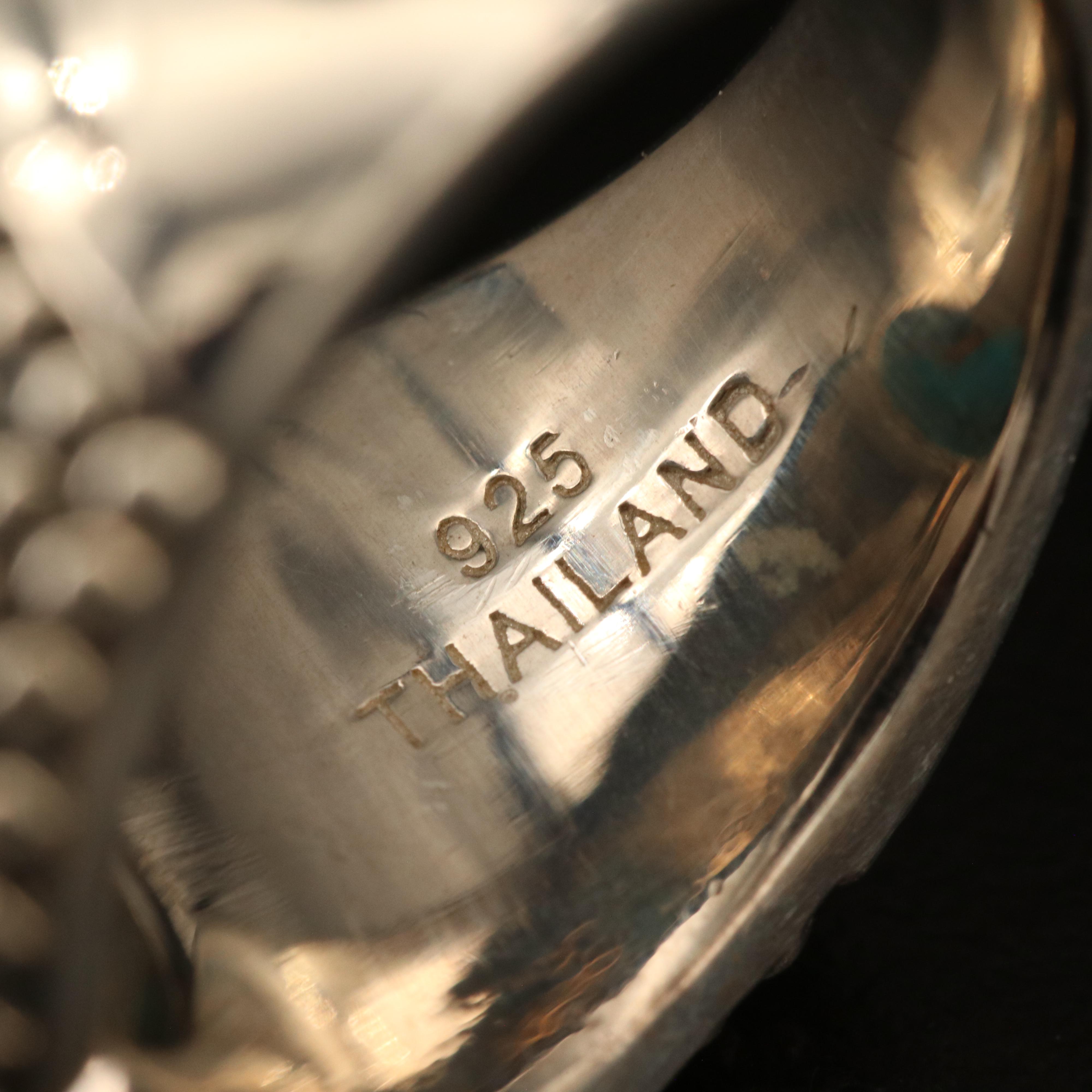 Michael Dawkins Sterling Turquoise Ring