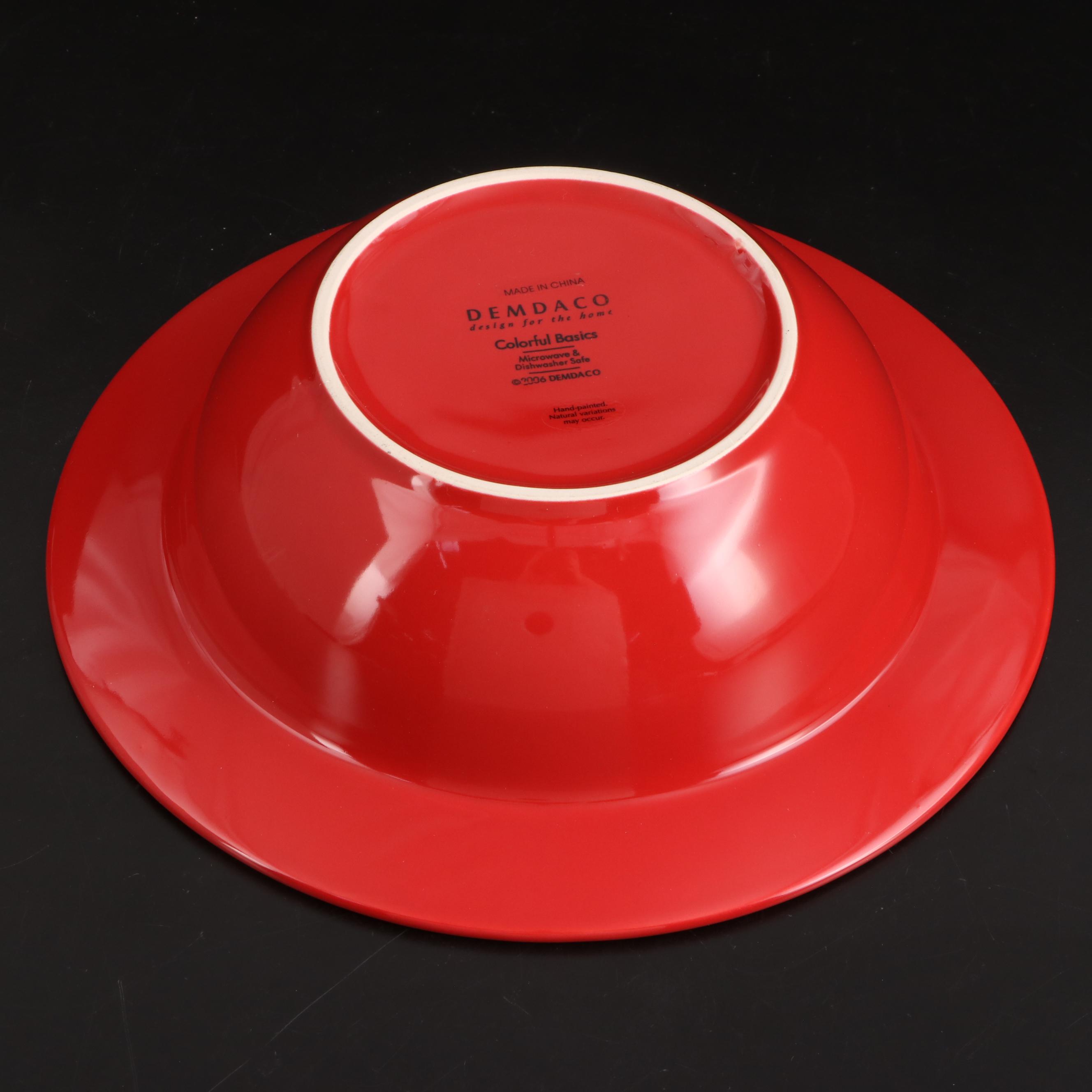 Mikasa "French Countryside" and Other Flat Cups, Saucers and Serving Bowl