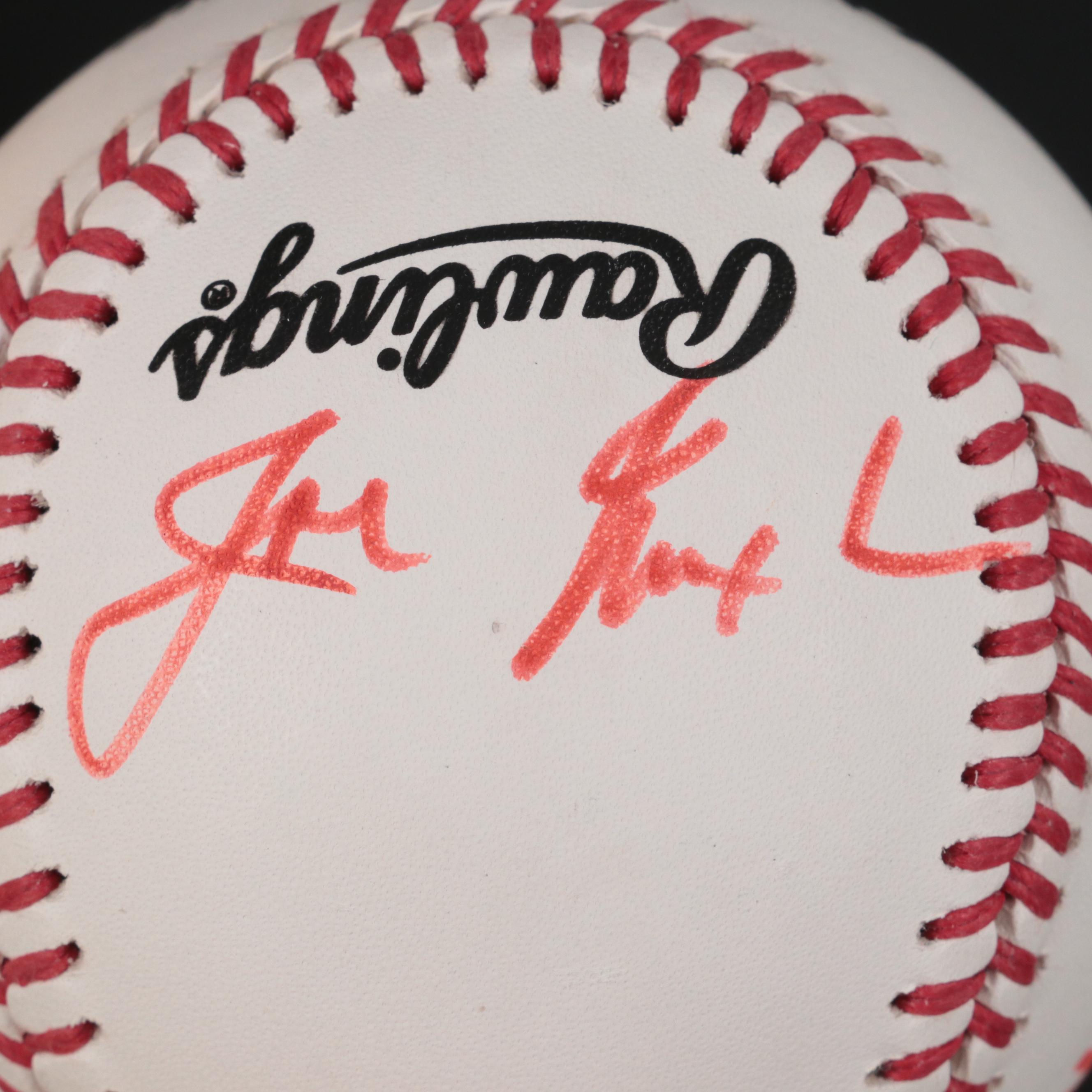 Cincinnati Reds Signed Baseballs with Nuxhall, Larkin, Sabo and More, 1990s