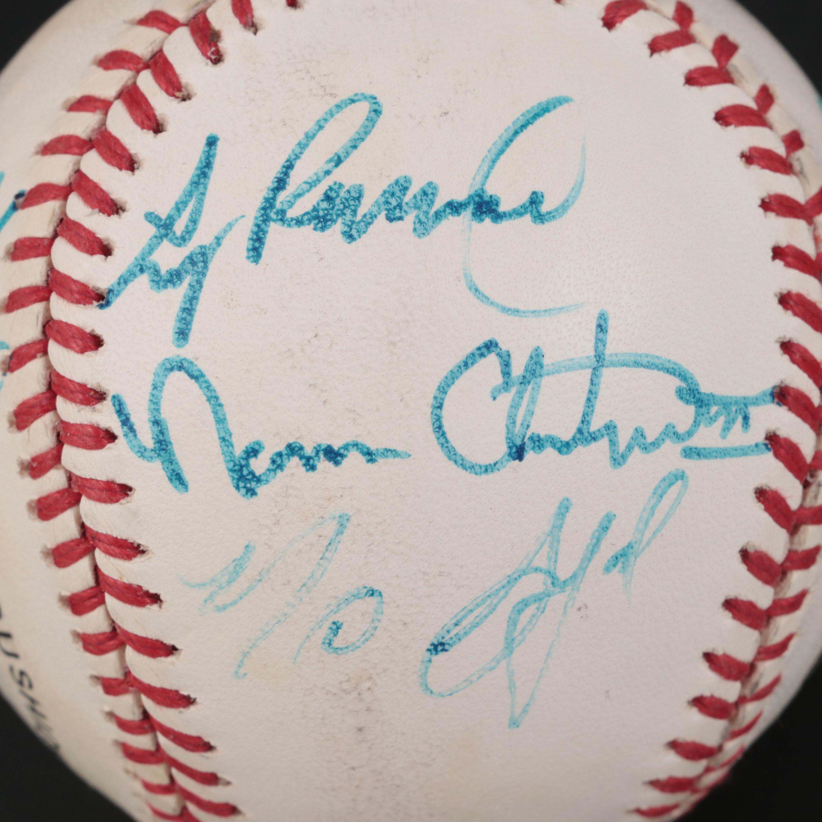 Cincinnati Reds Signed Baseballs with Nuxhall, Larkin, Sabo and More, 1990s