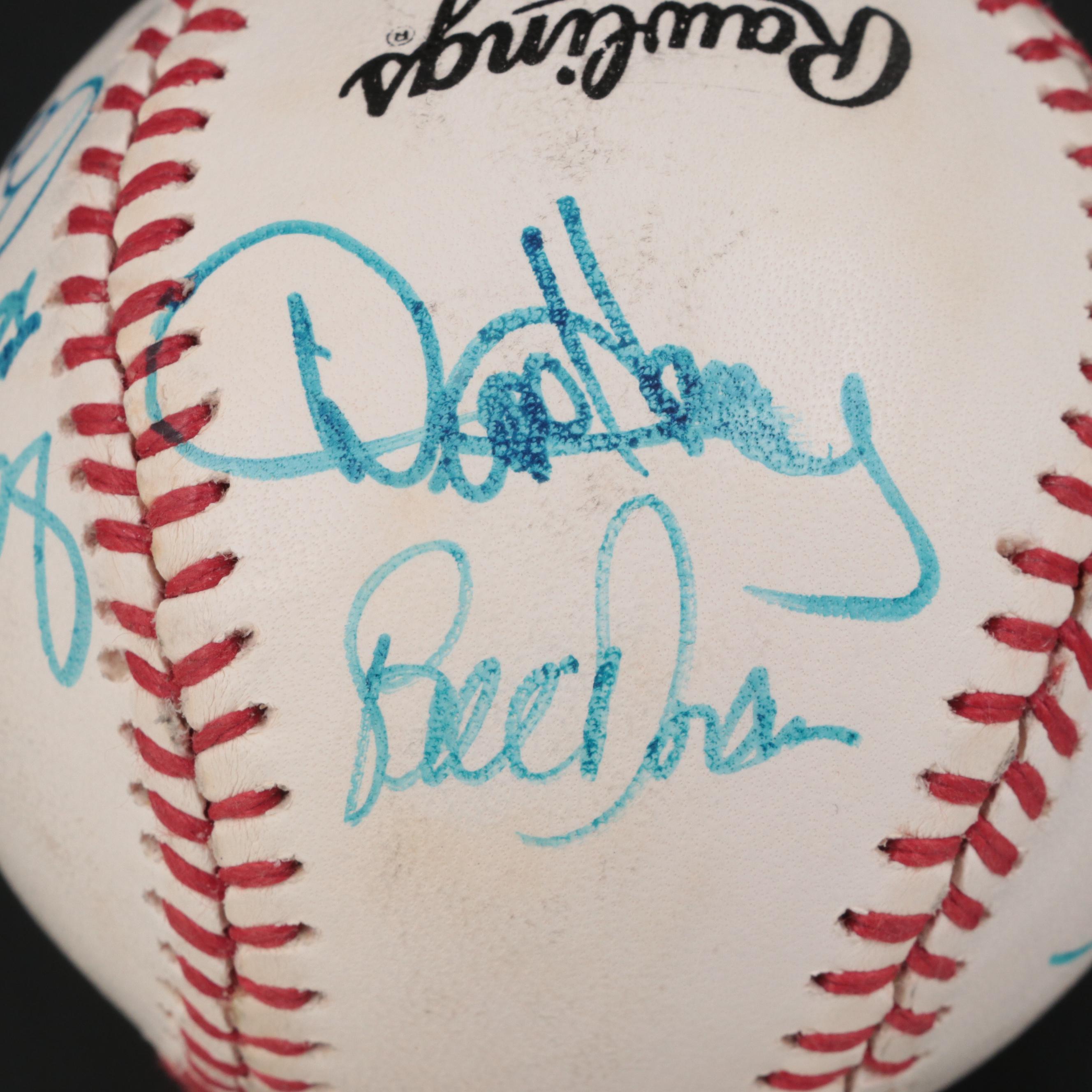 Cincinnati Reds Signed Baseballs with Nuxhall, Larkin, Sabo and More, 1990s