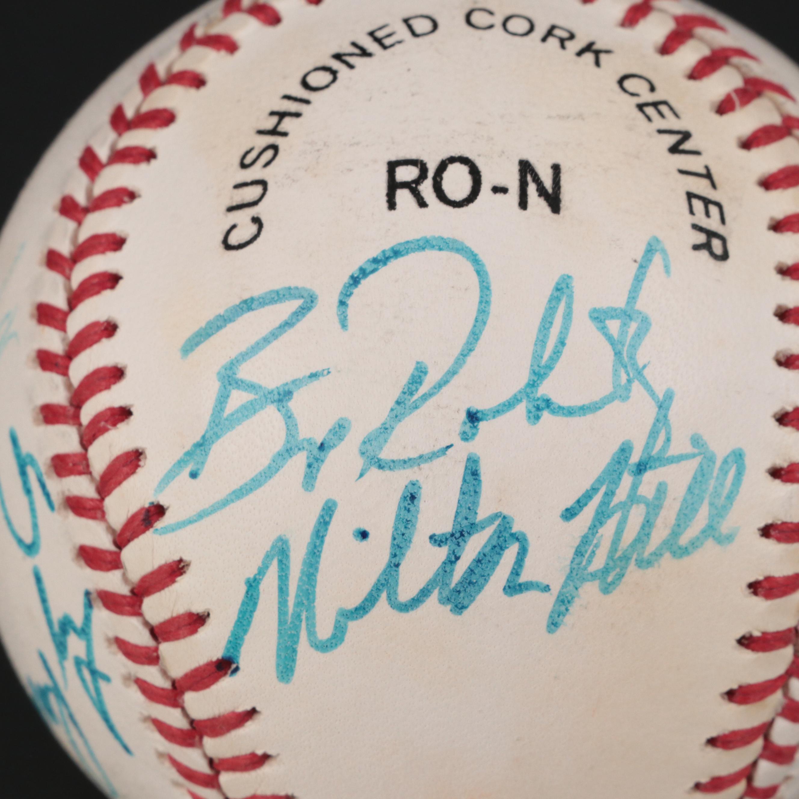 Cincinnati Reds Signed Baseballs with Nuxhall, Larkin, Sabo and More, 1990s